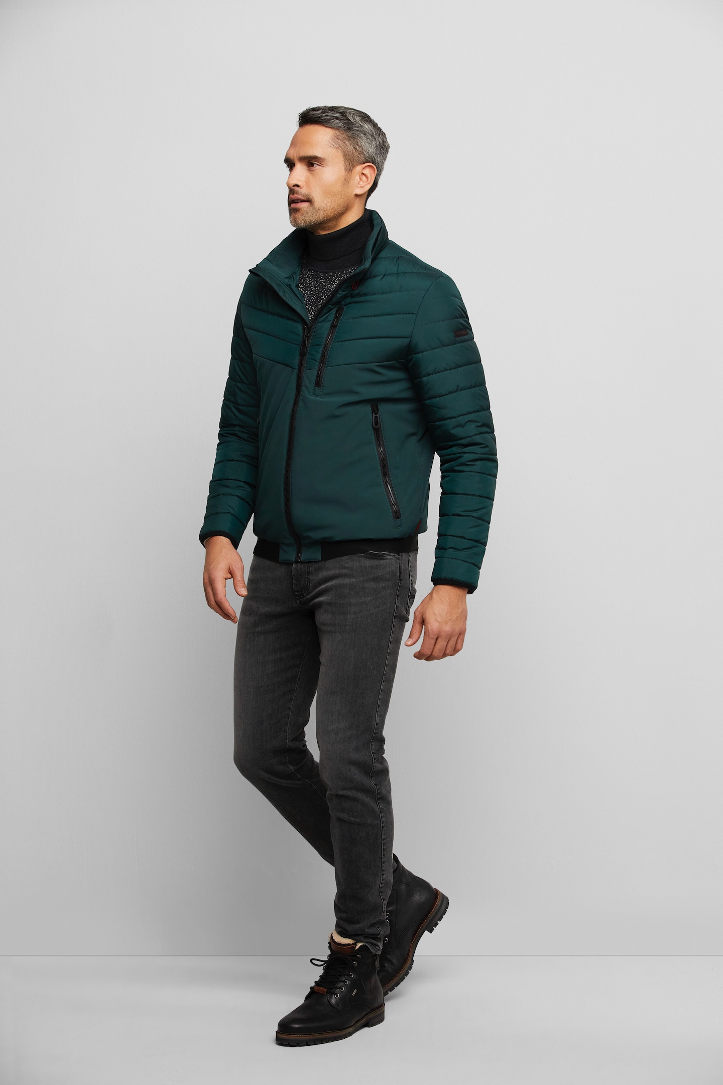 bugatti Blouson, mit Kapuze, mit abnehmbarer Kapuze