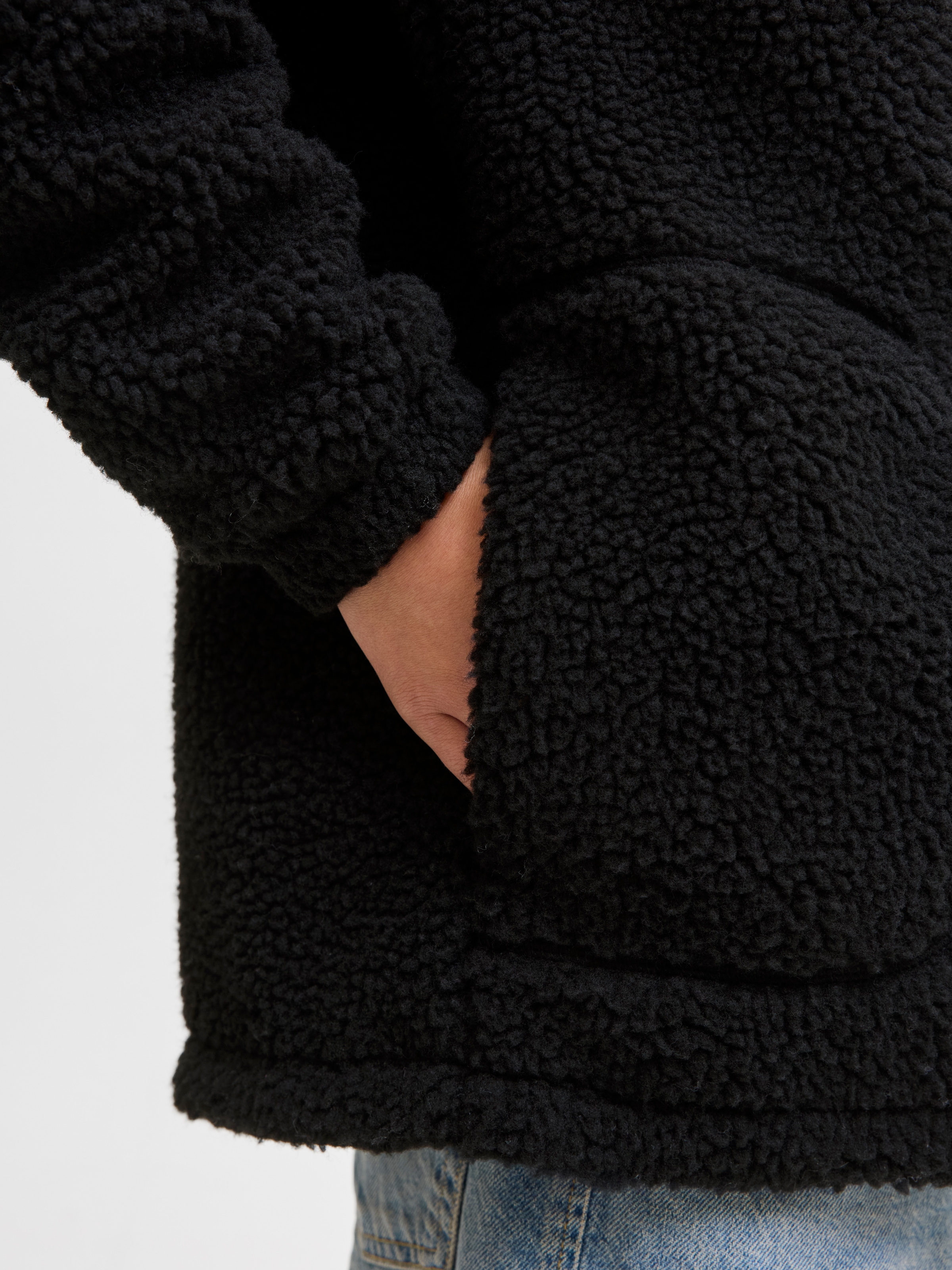 Jack & Jones Junior Kurzjacke »JJESOHO TEDDY JACKET SN JNR«, ohne Kapuze