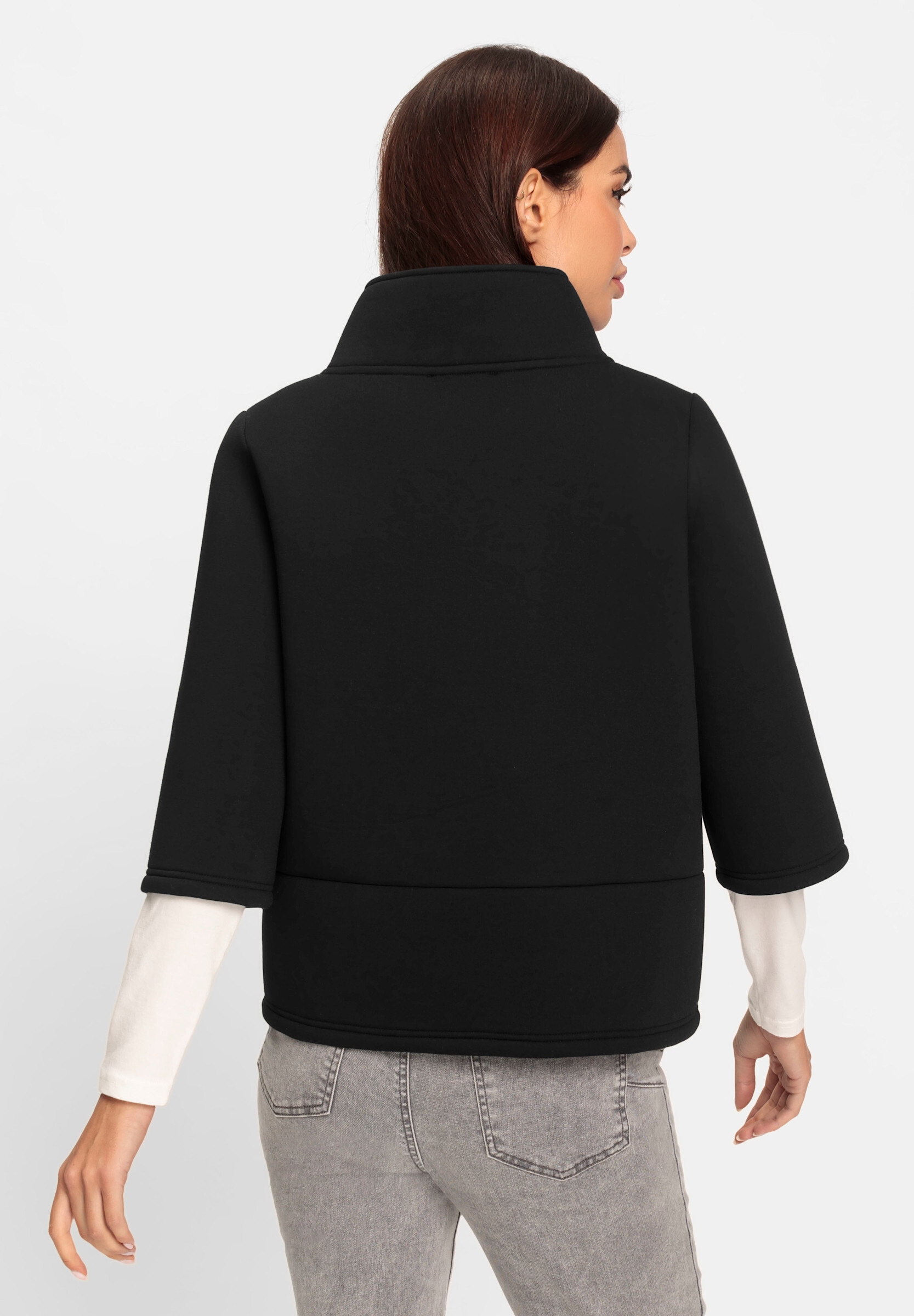 heine Shirtjacke »Shirtjacke Sweatjacke in Neopren-Optik«