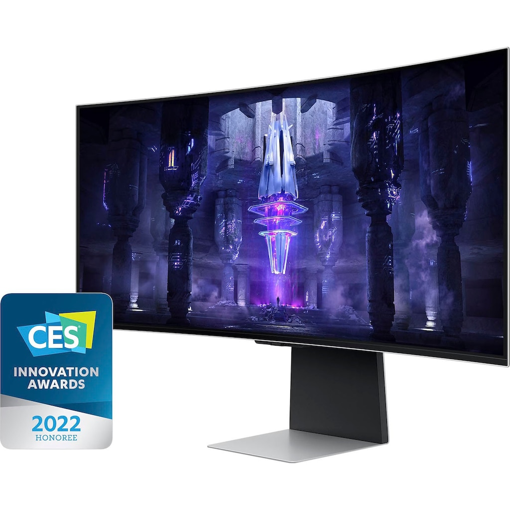 Samsung Curved-Gaming-OLED-Monitor »Odyssey OLED G8SB S34BG850SU«, 86 cm/34 Zoll, 3440 x 1440 px, 4K Ultra HD, 0,1 ms Reaktionszeit, 175 Hz