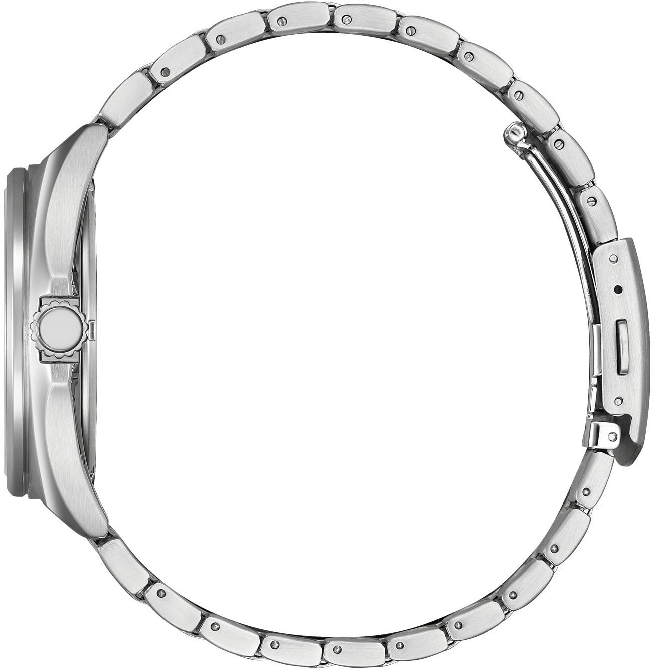Citizen Solaruhr Armbanduhr, Herrenuhr, Edelstahlarmband, analog, Datum, Eco-Drive