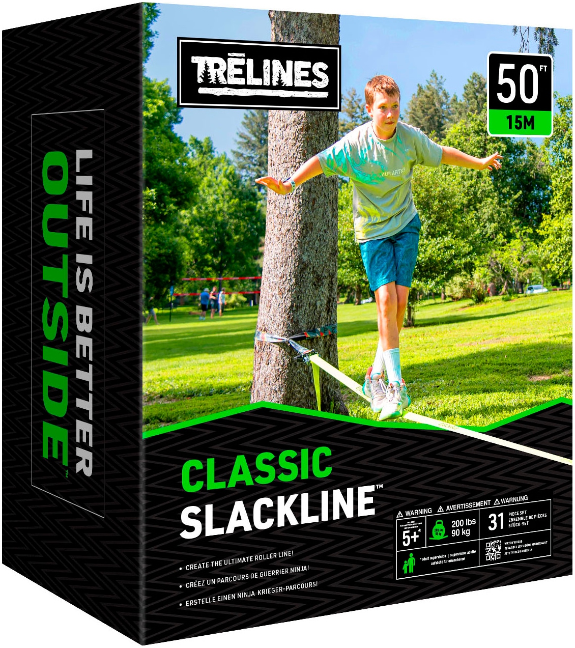 TRELINES Slackline »Klassische Slackline – 15 m«