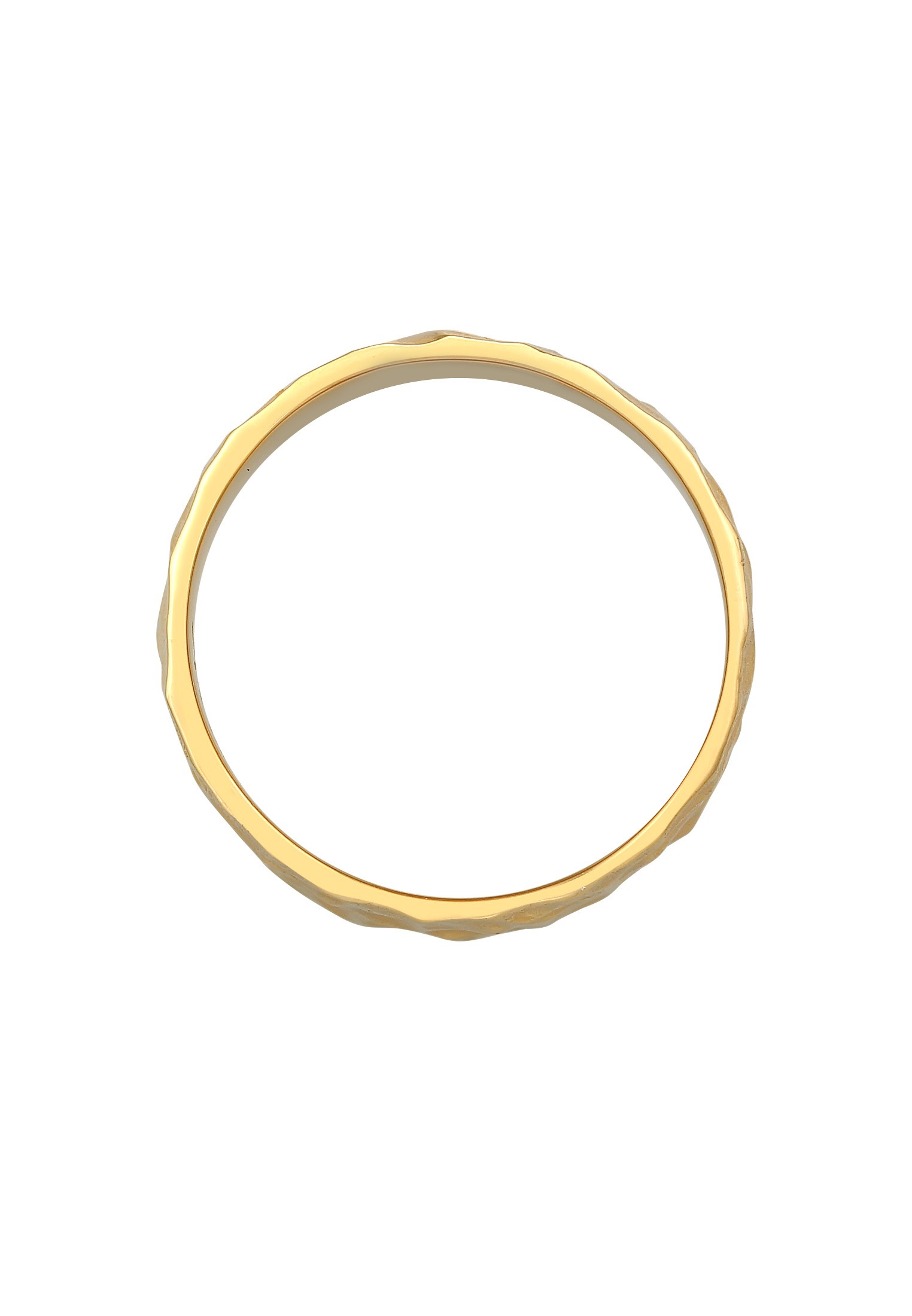 Kuzzoi Silberring »Ring Herren Gehämmert Markant Matt 925 Silber«