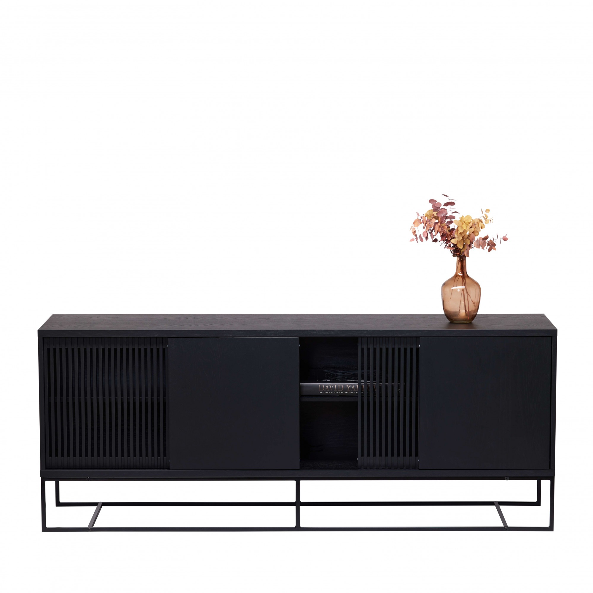 Woodman Sideboard »Ende«, Kommode, teilmassiv, Metallfüße, Breite 188 cm, FSC®