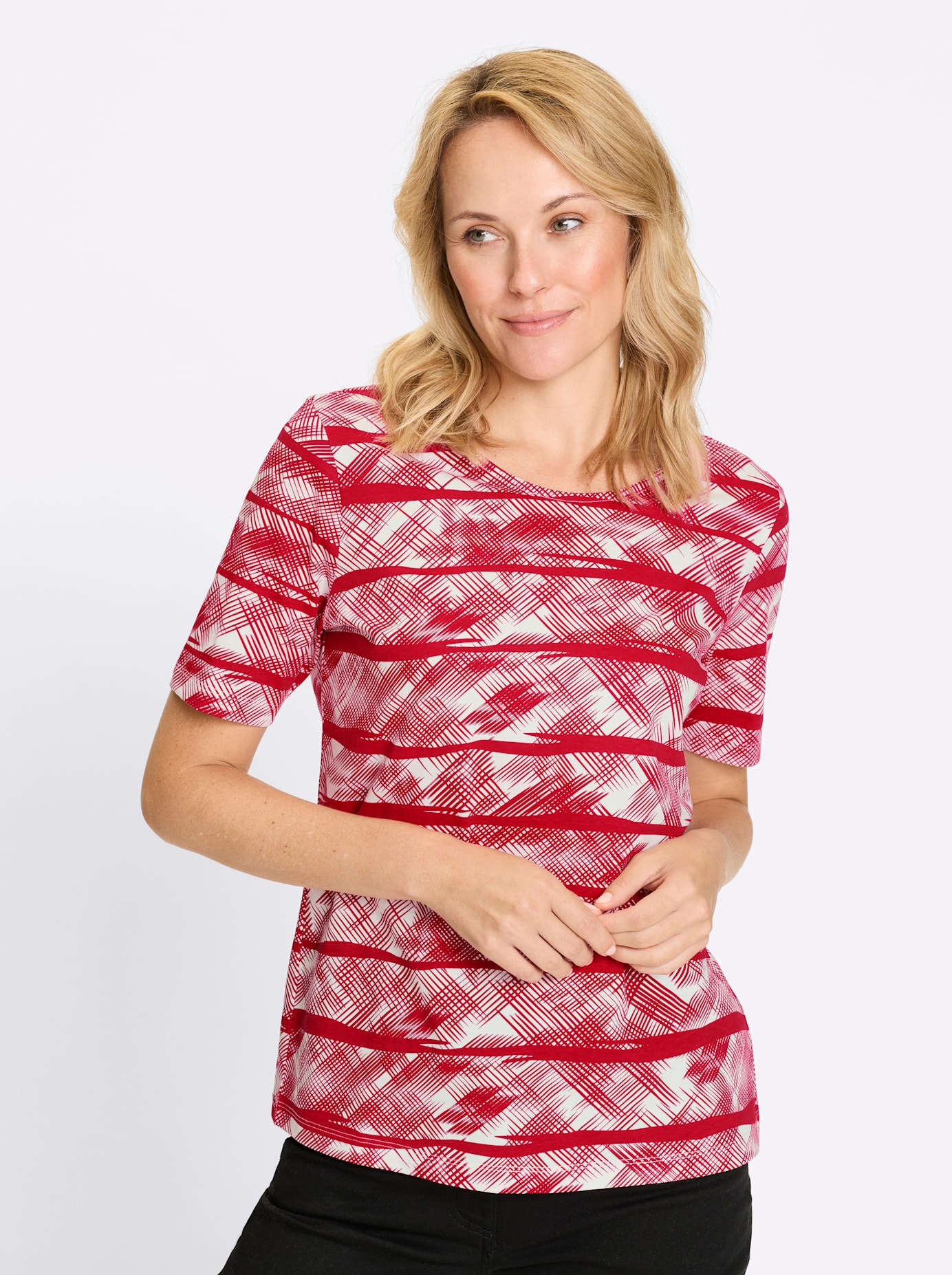 Classic Basics Rundhalsshirt »Kurzarm-Shirt« 1 tlg.