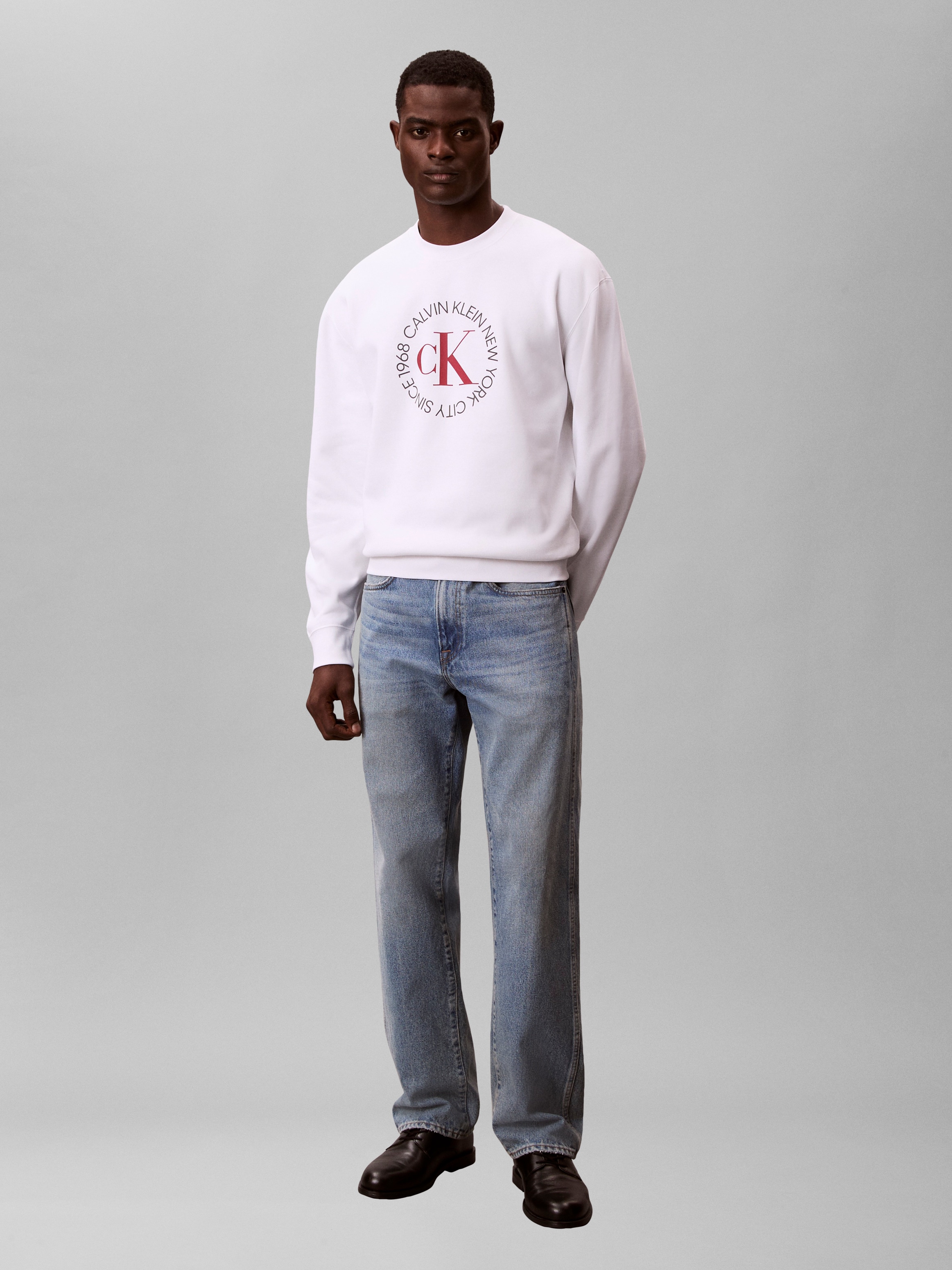 Calvin Klein Jeans Sweatshirt , Regular fit mit Rundhalsausschnitt
