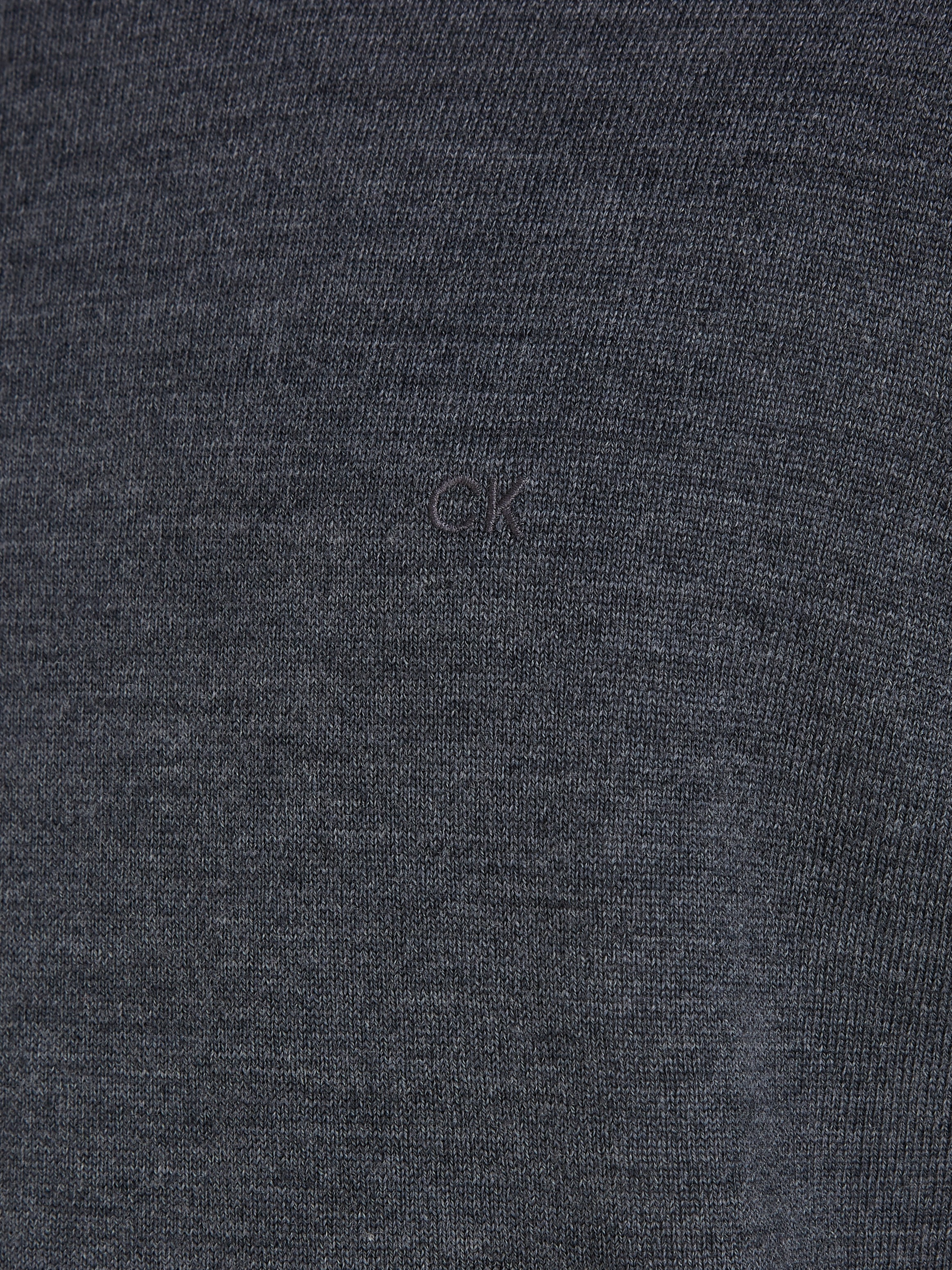 Calvin Klein Rollkragenpullover »MERINO MOCK NECK SWEATER«, mit Markenlabel