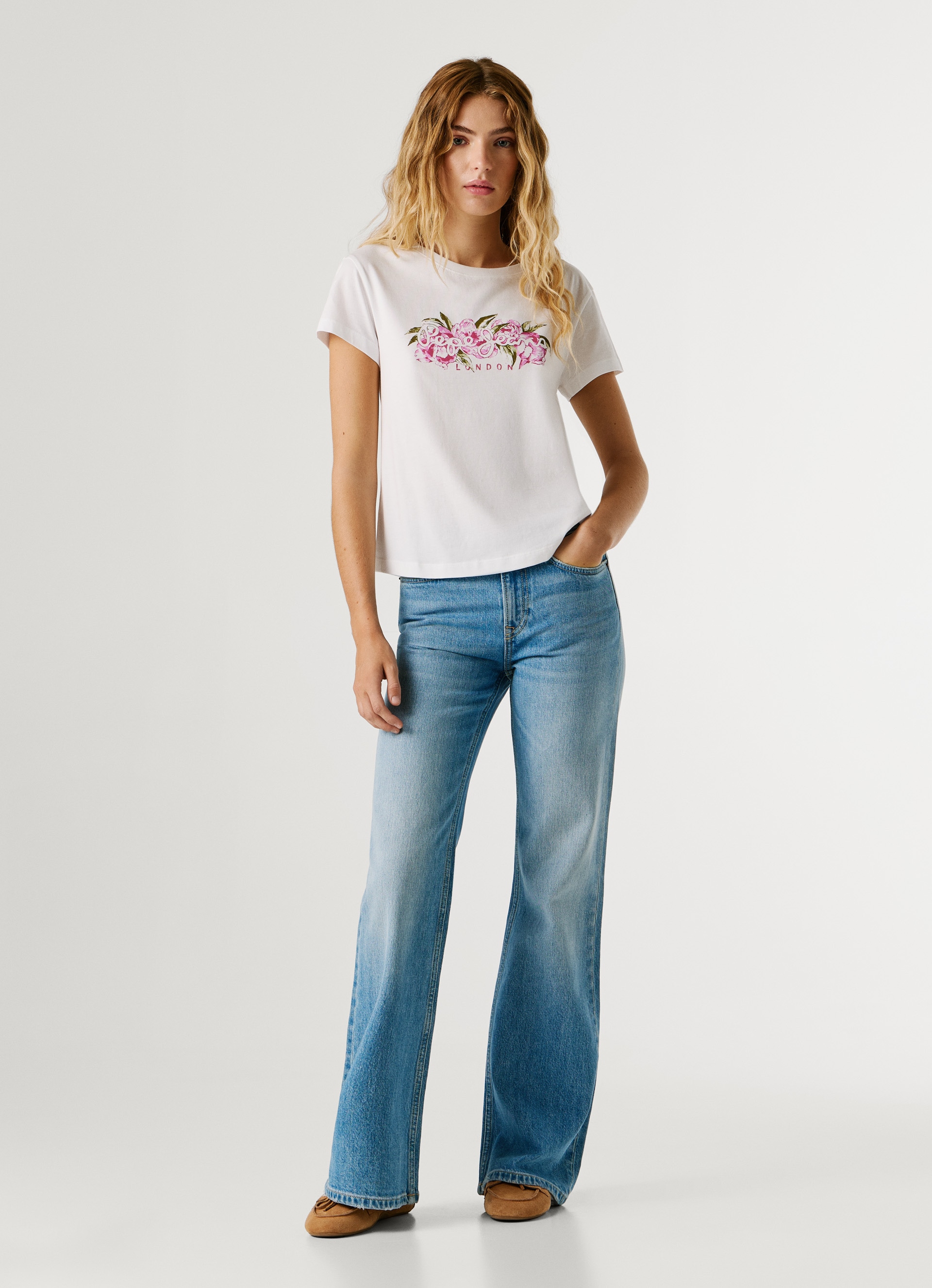 Pepe Jeans T-Shirt »MAHINA« mit floralem Print