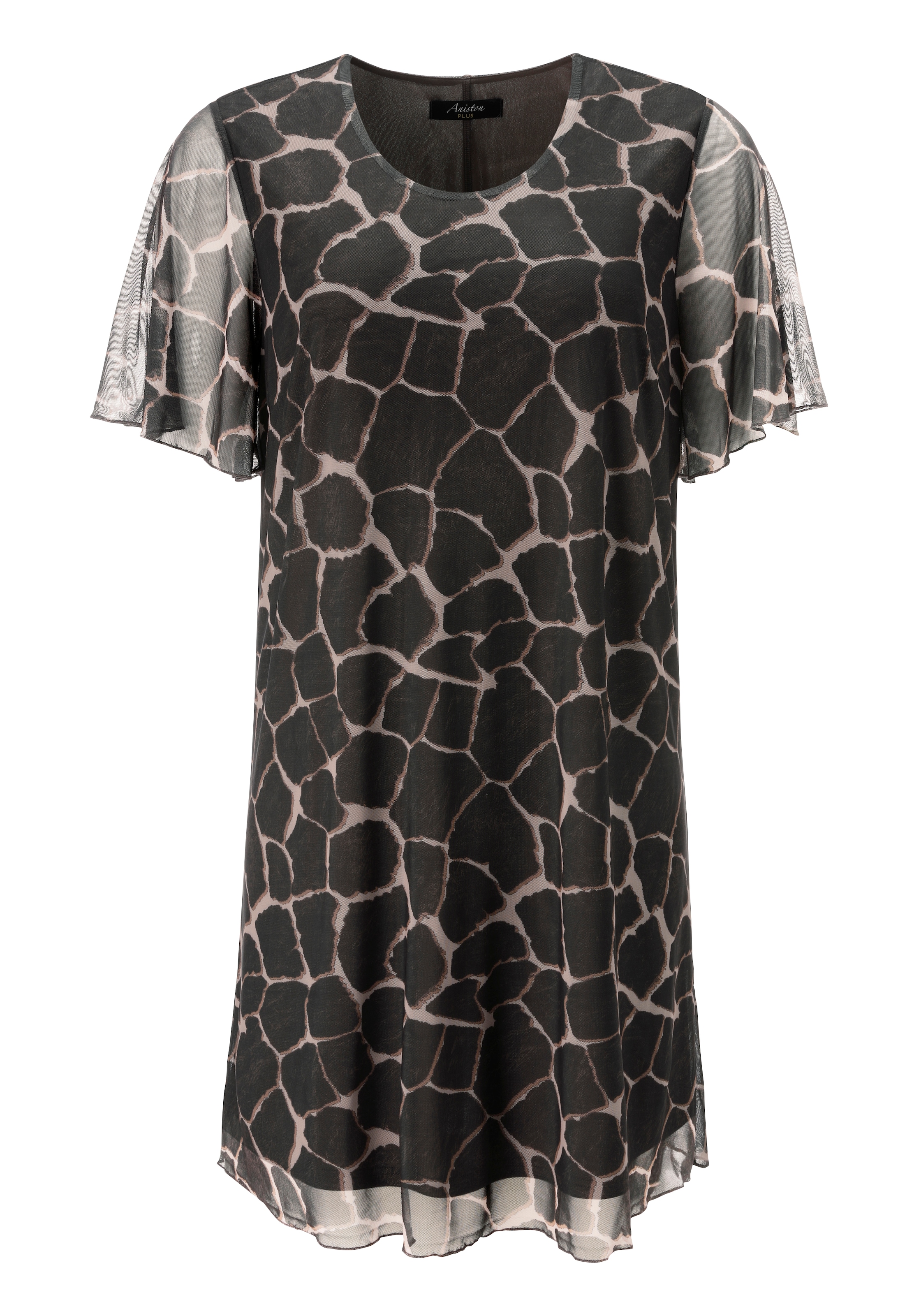 Aniston PLUS Meshkleid in trendigem Animalprint - NEUE KOLLEKTION