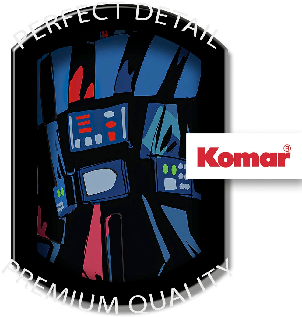 Komar Fototapete »Digitaldruck Vlies - Cyberart by Vader - Größe 100 x 250 cm«, bedruckt, Kinderzimmer