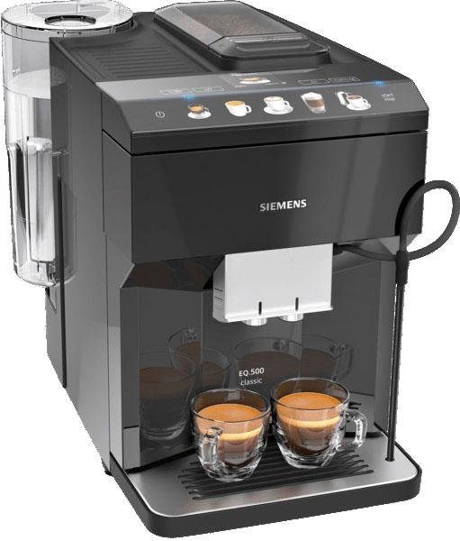 SIEMENS Kaffeevollautomat »EQ.500 classic TP503D09«, 2 Tassen gleichzeitig, flexible Milchlösung, inkl. BRITA Wasserfilter