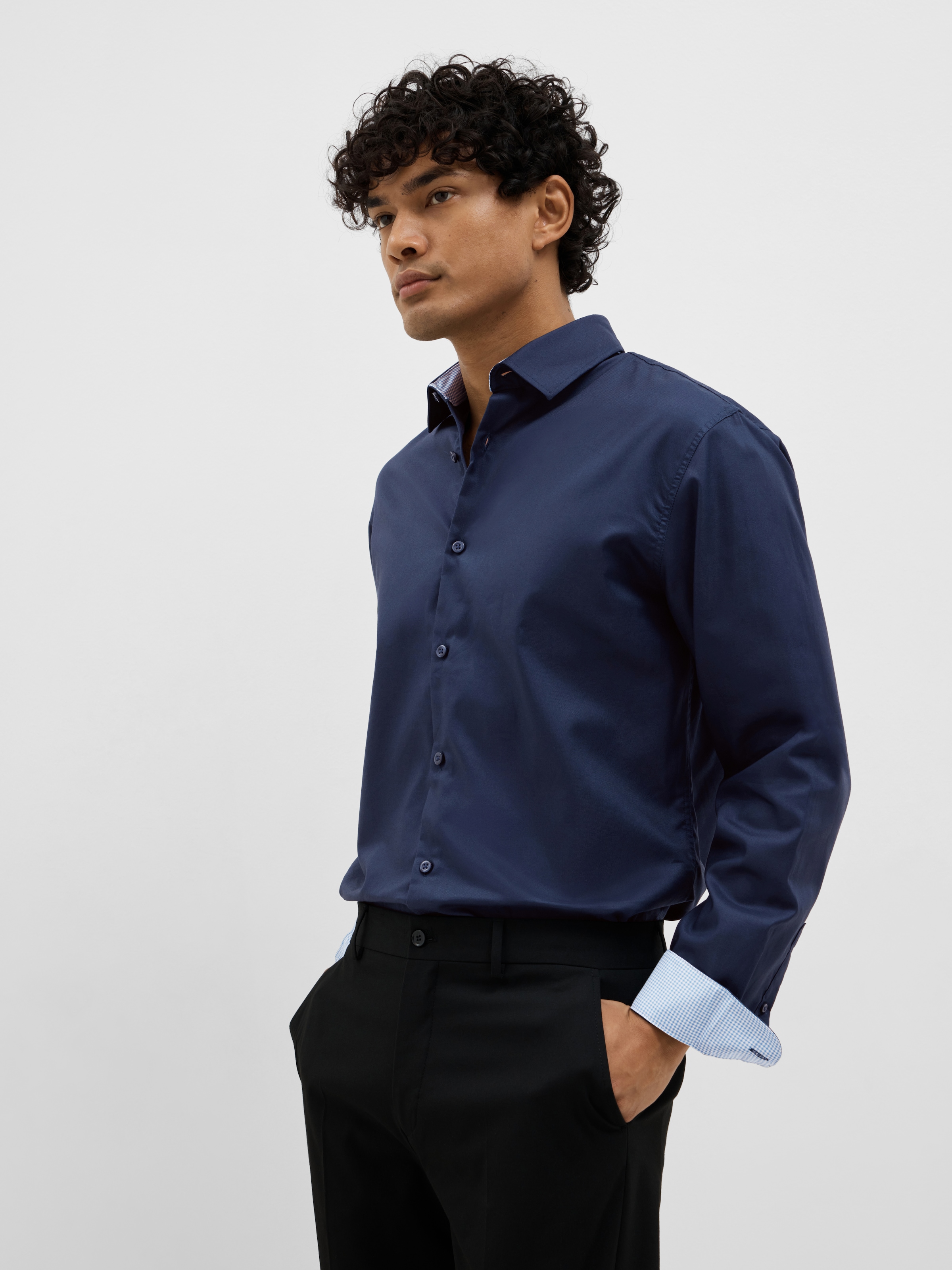 SELECTED HOMME Langarmhemd »SLHSLIMZARK LS SHIRT«
