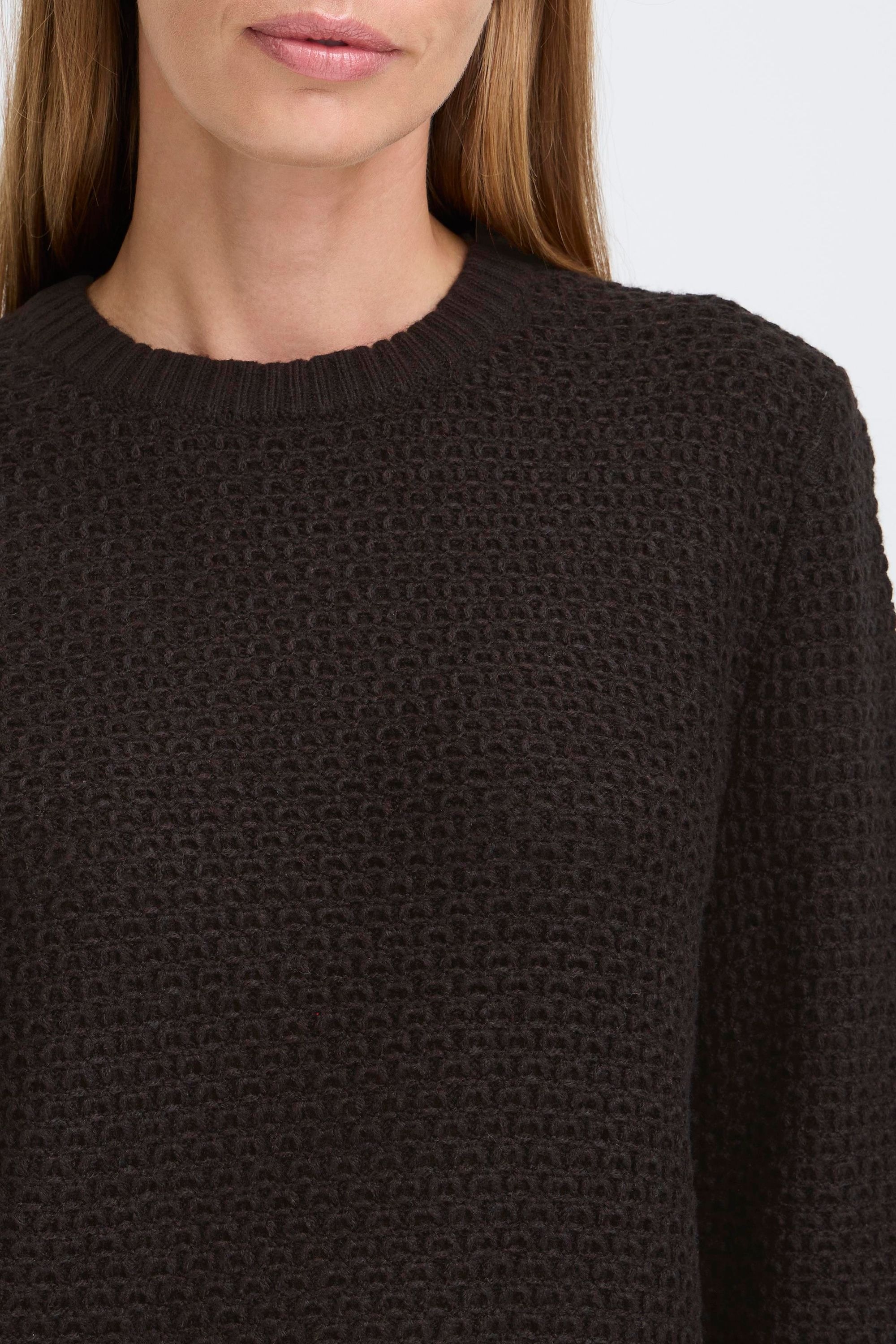 OXMO Strickfleece-Pullover »Strickpullover OXBMMNELLY JUMPER«