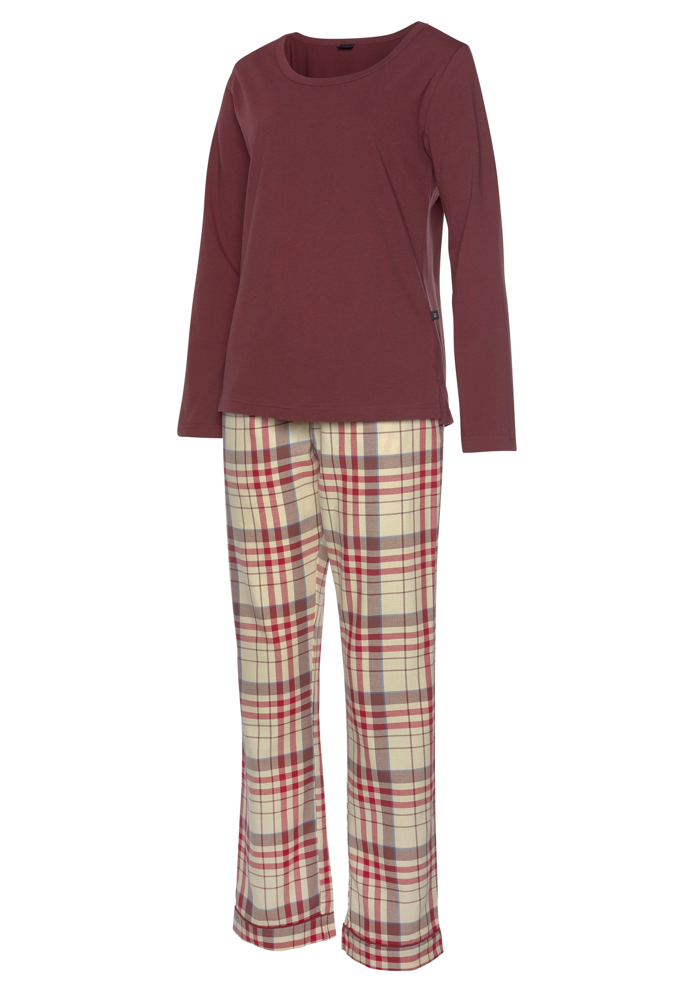 H.I.S Pyjama, (2 tlg., OTTO bei bestellen 1 Stück), Schlafhose online mit karierter