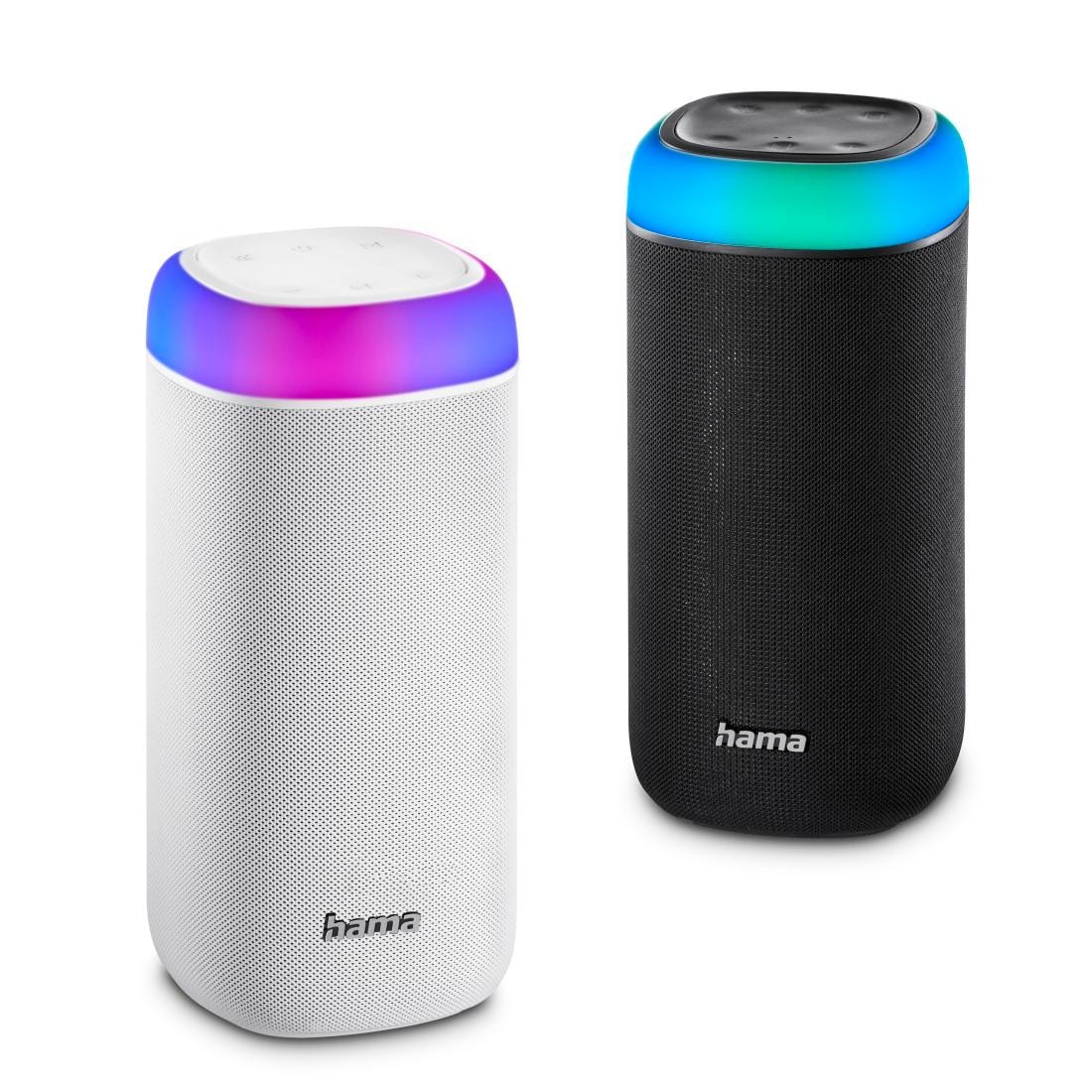 Hama Bluetooth-Lautsprecher »Bluetooth Box Shine Freisprechanlage-Xtra Bass-360ᵒ Xtra Sound LED Bass Sound jetzt OTTO kaufen 2.0 spritzwassergeschützt«, bei 360ᵒ