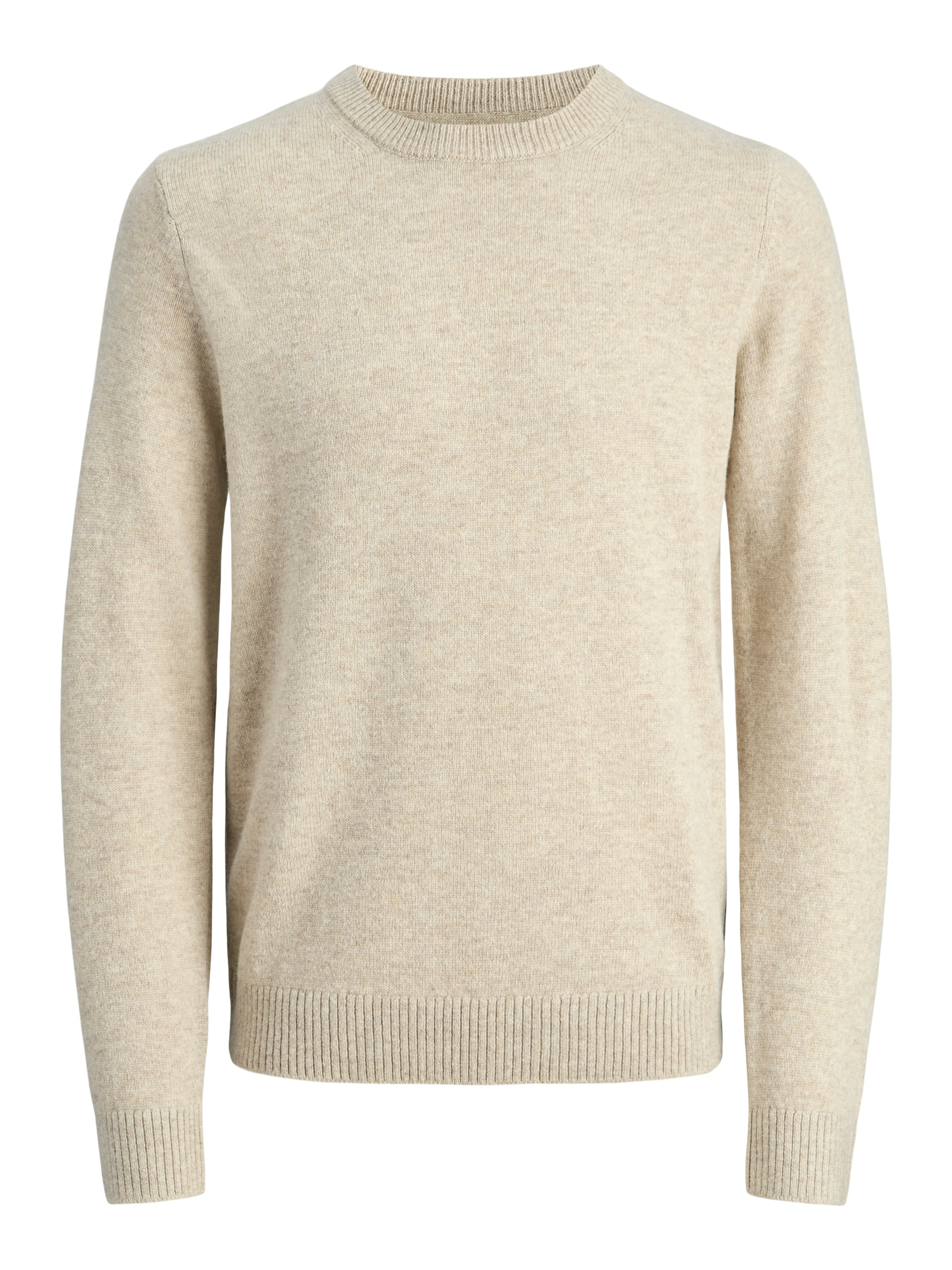 Jack & Jones Rundhalspullover »JPRBLULAMBSWOOL KNIT CREW NECK«
