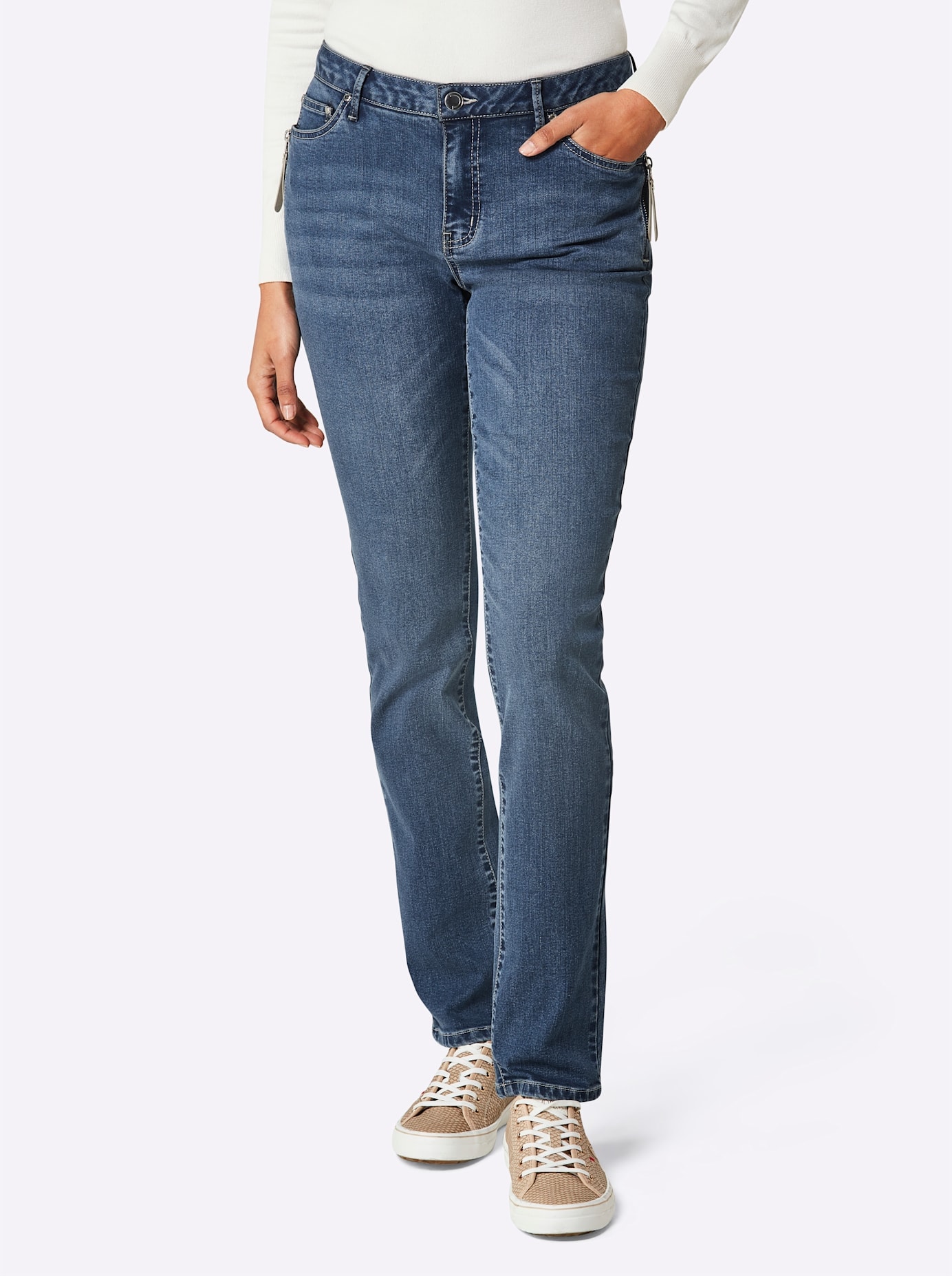 CREATION L PREMIUM 5-Pocket-Jeans, (1 tlg.)