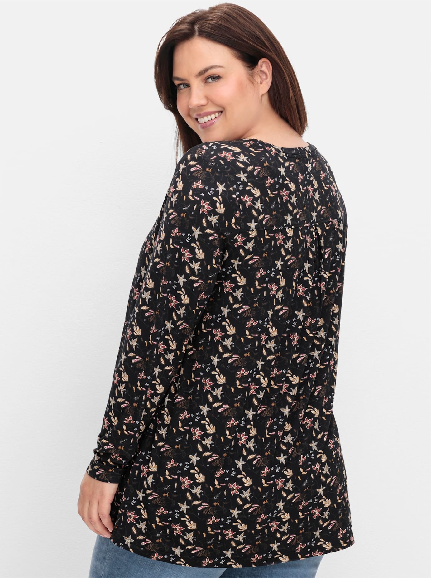 Sheego Langarmshirt »Langarmshirt«, (1 tlg.)