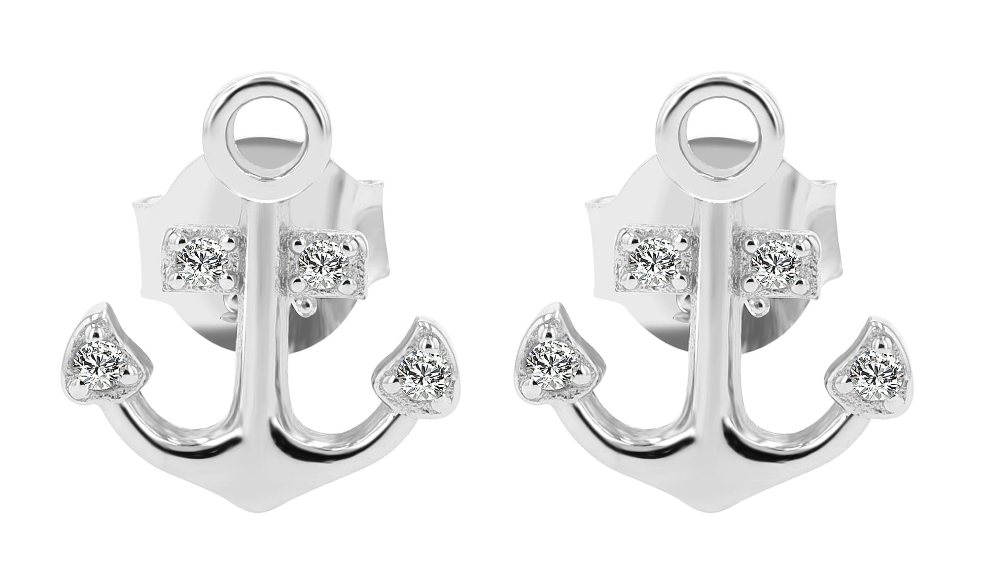 Adelia´s Paar Ohrstecker »Damen Ohrringe ¿ Ohrstecker aus 925 Silber«