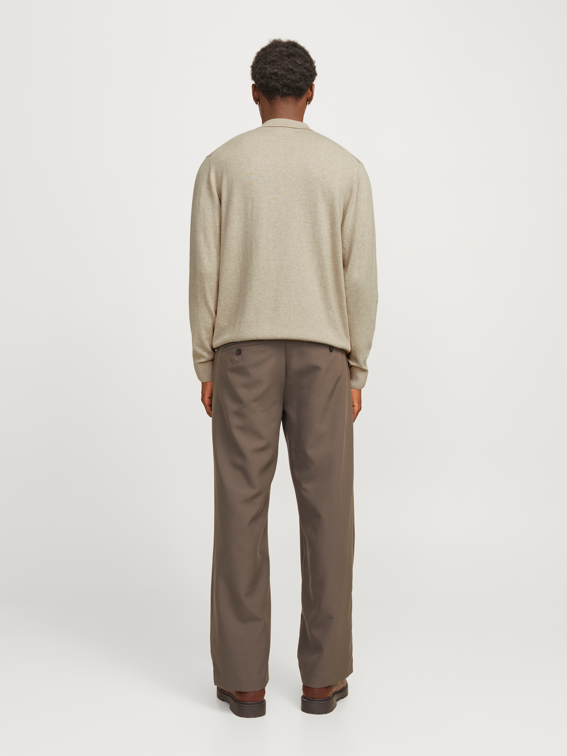 Jack & Jones Polokragenpullover »JJEEMIL KNIT POLO HALF ZIP LS NOOS«, mit Polo Kragen