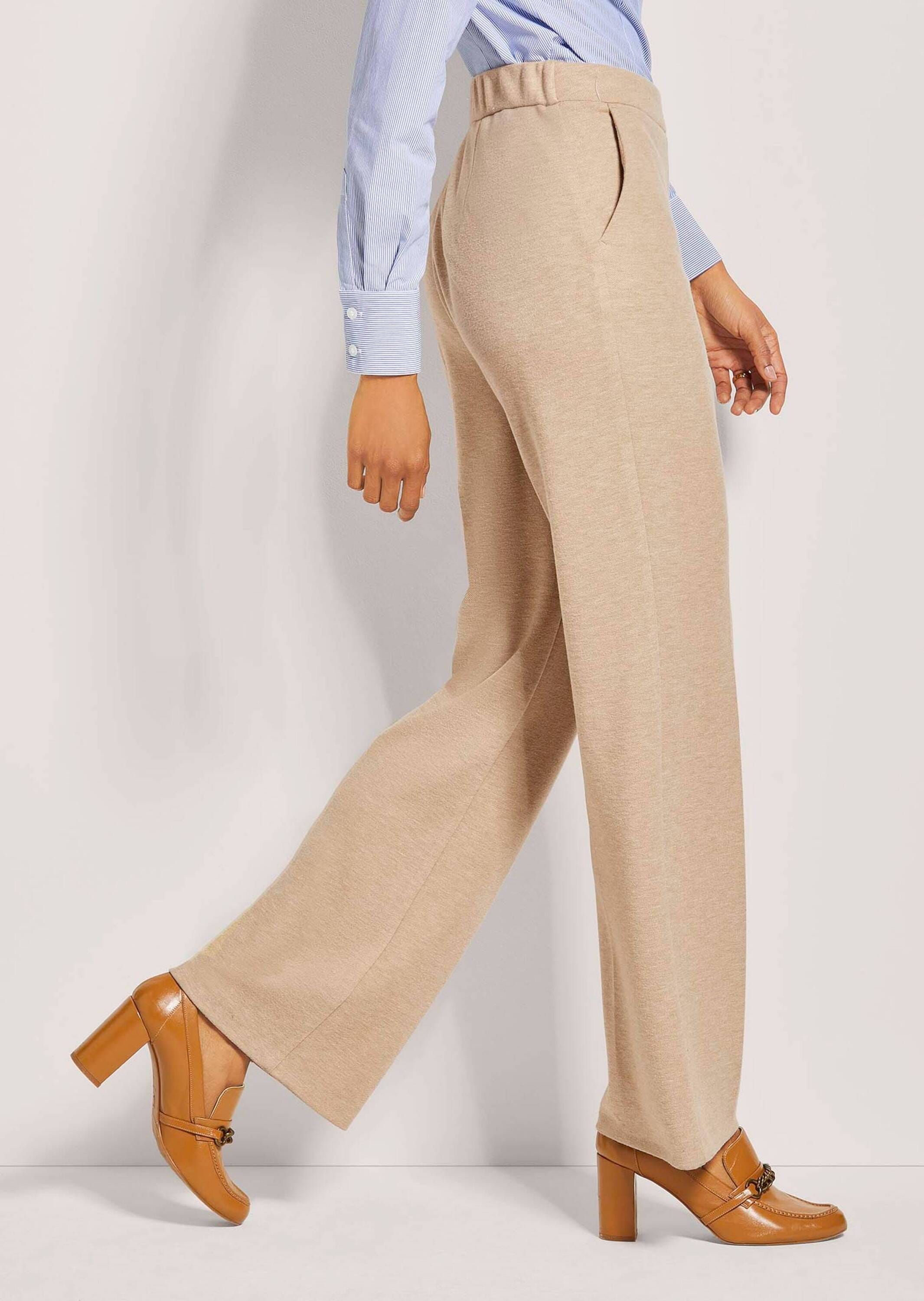 MADELEINE Stoffhose »Hose Weite Bügelfaltenhose zum Schlüpfen«