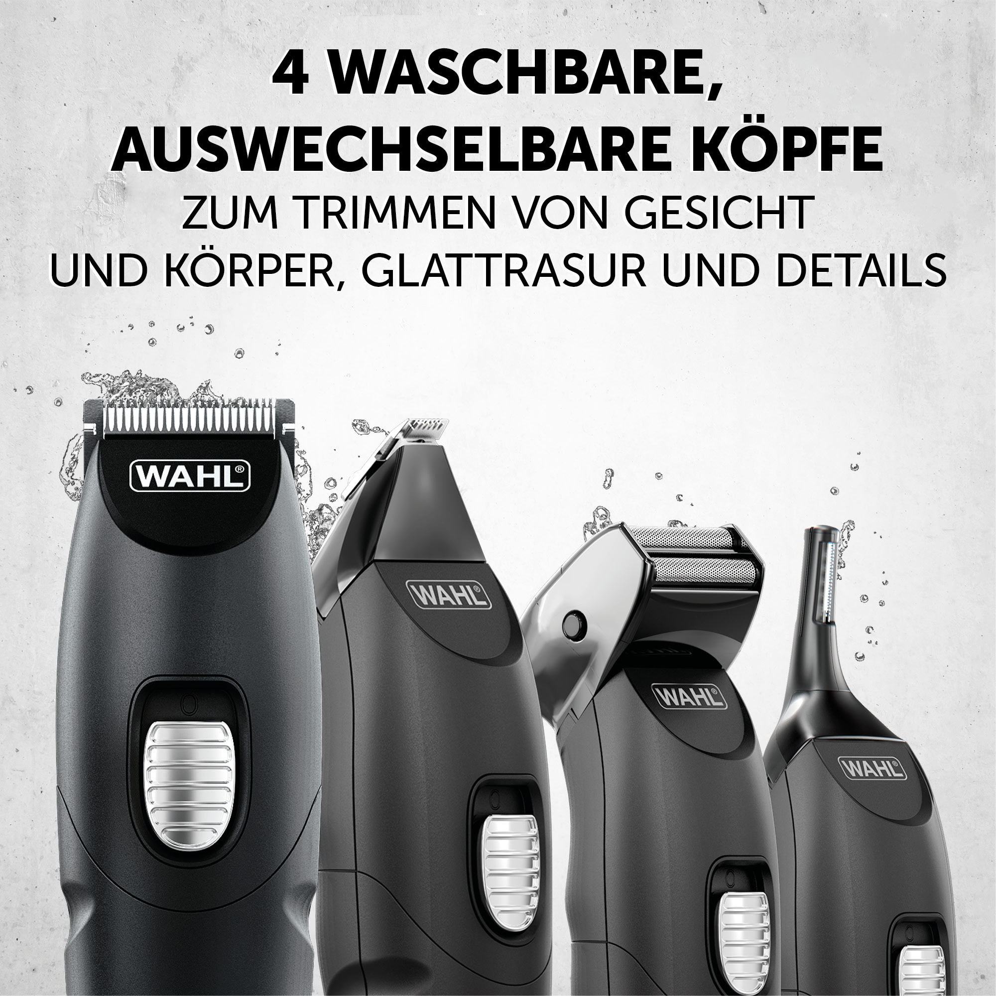 Wahl Multifunktionstrimmer »Color Trim Advanced«, 13 Aufsätze, Farbcodierte Aufsteckkämme, Lithium-Ionen-Technologie, USB Aufladung