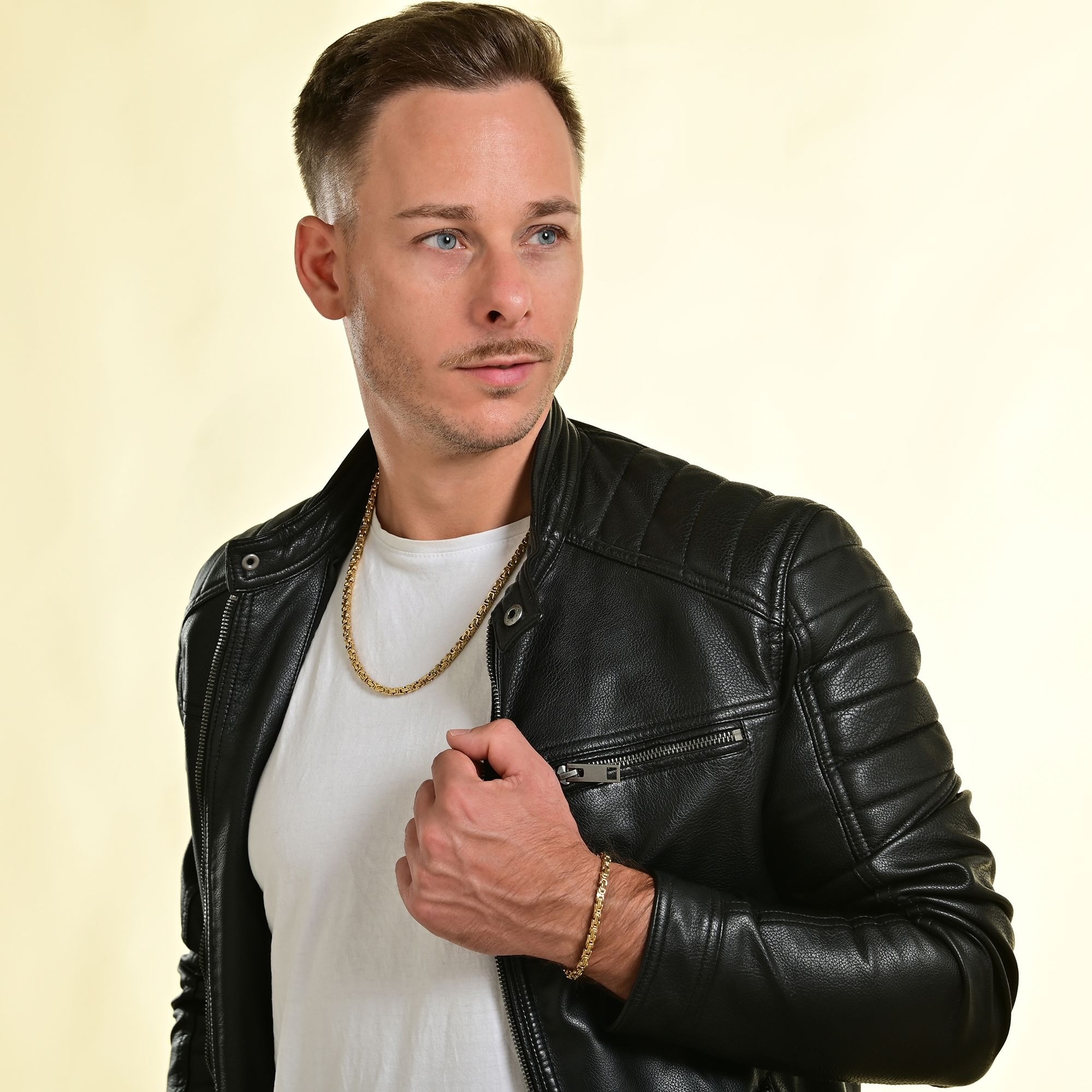 Adelia´s Königskette »Unisex Halskette ¿ Königskette aus Edelstahl«