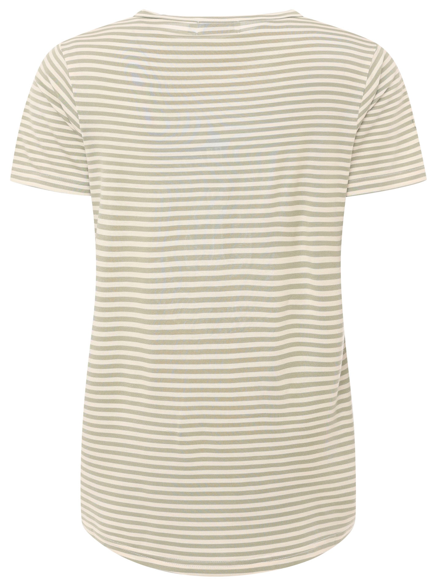 Zwillingsherz T-Shirt »"Zwillingsherz"« V-Neck, gestreift, kleines Motiv gestickt
