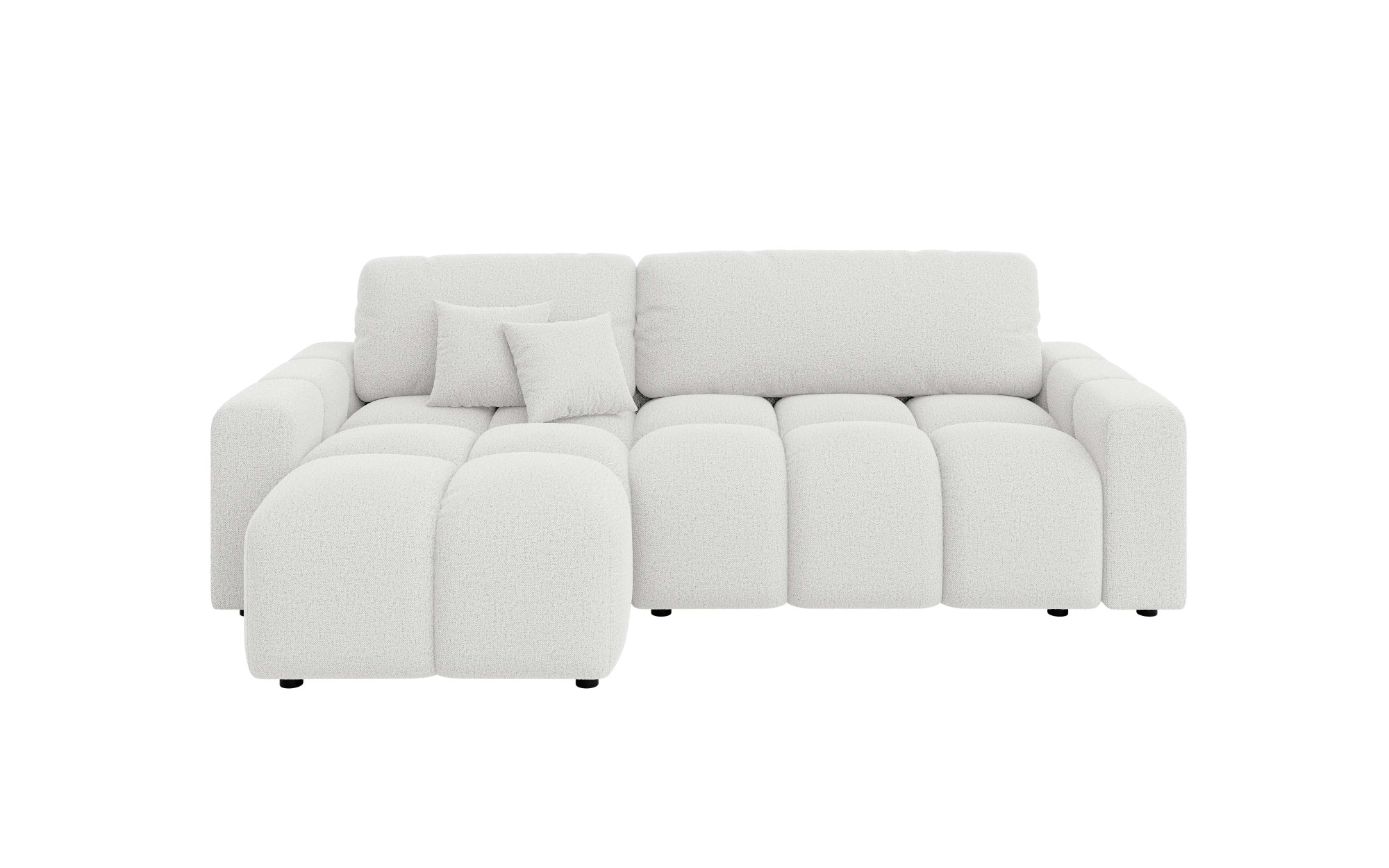 INOSIGN Ecksofa »FELICI, Schlafsofa 233cm, L-Form mit Recamiere beidseitig montierbar« Designsofa mit Bettfunktion und Bettkasten, Maße B/T/H: 233/142/88 cm