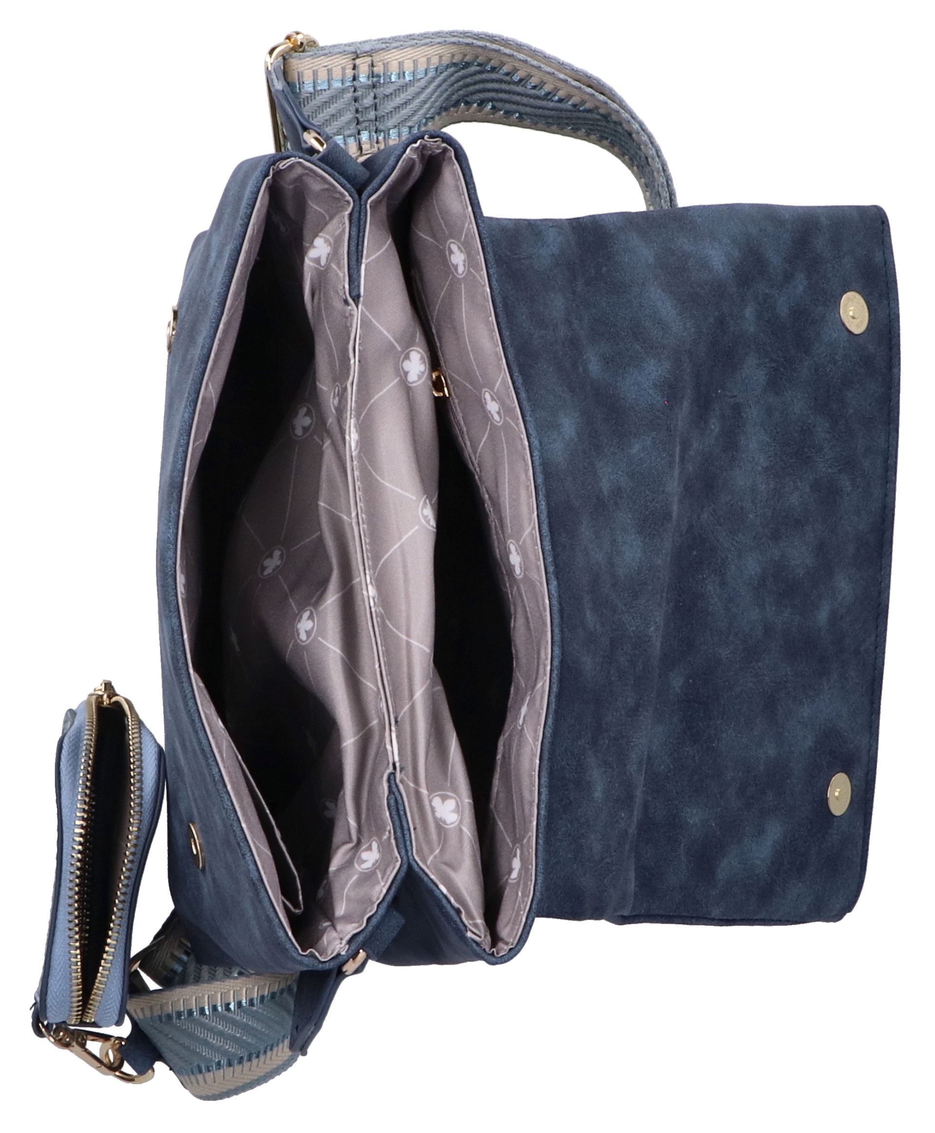 Rieker Schultertasche, Umhängetasche, Damen-Tasche mit abnehmbarem Täschchen