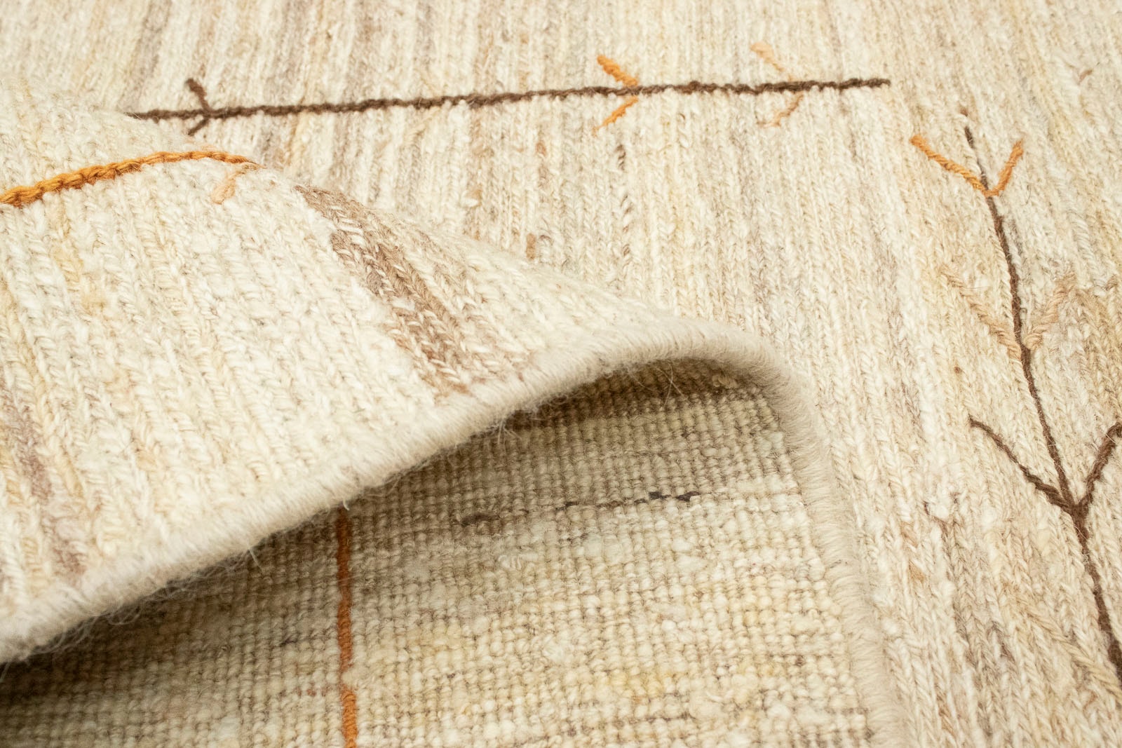 morgenland Wollteppich »Gabbeh Teppich handgeknüpft handgeknüpft rechteckig, bei beige«, OTTO bestellen