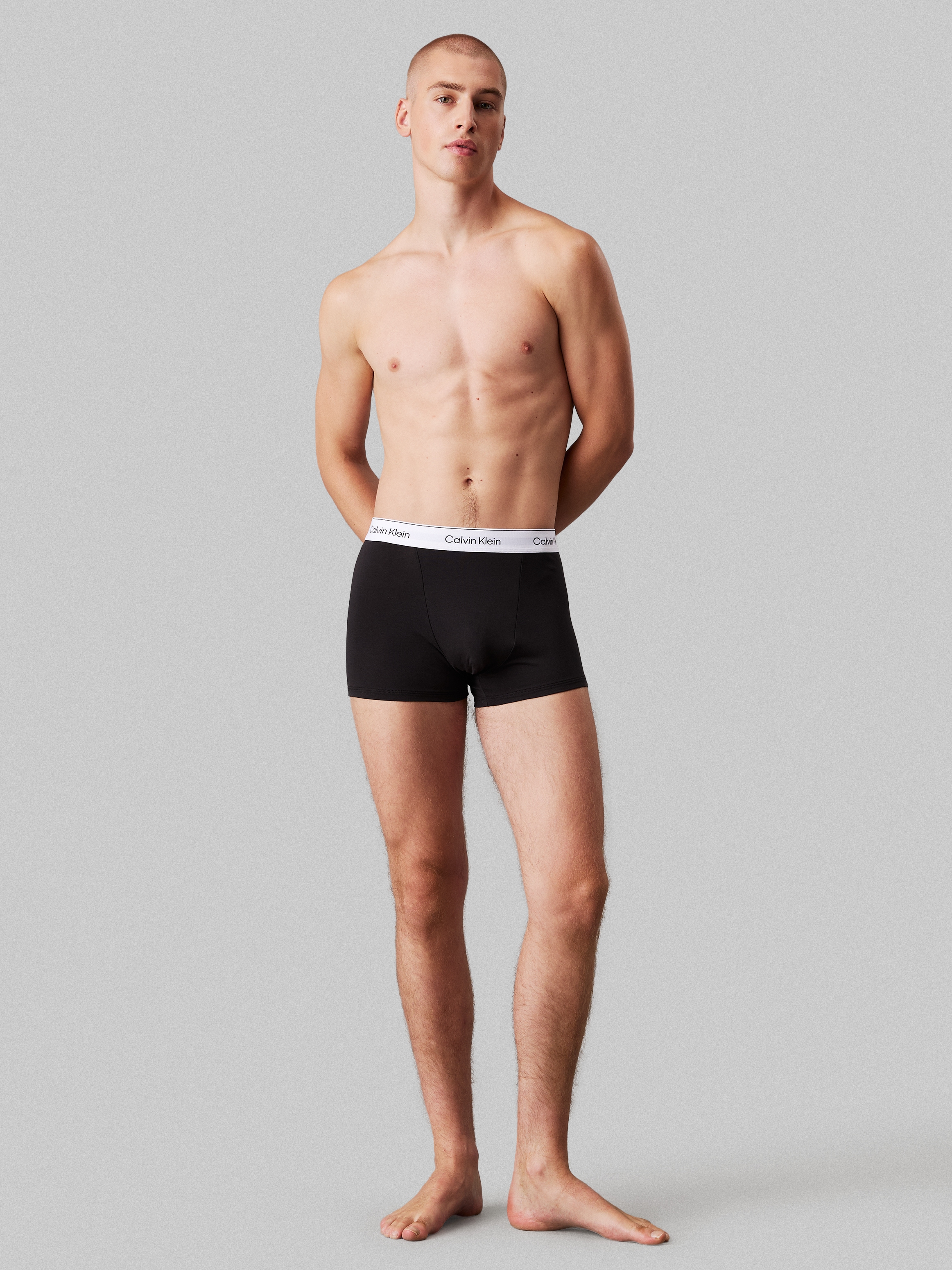 Calvin Klein Underwear Boxershorts »CK RELAXED FIT TRUNK 3PK« Packung, 3er-Pack, 3 Stk. aus Stretch-Baumwolle