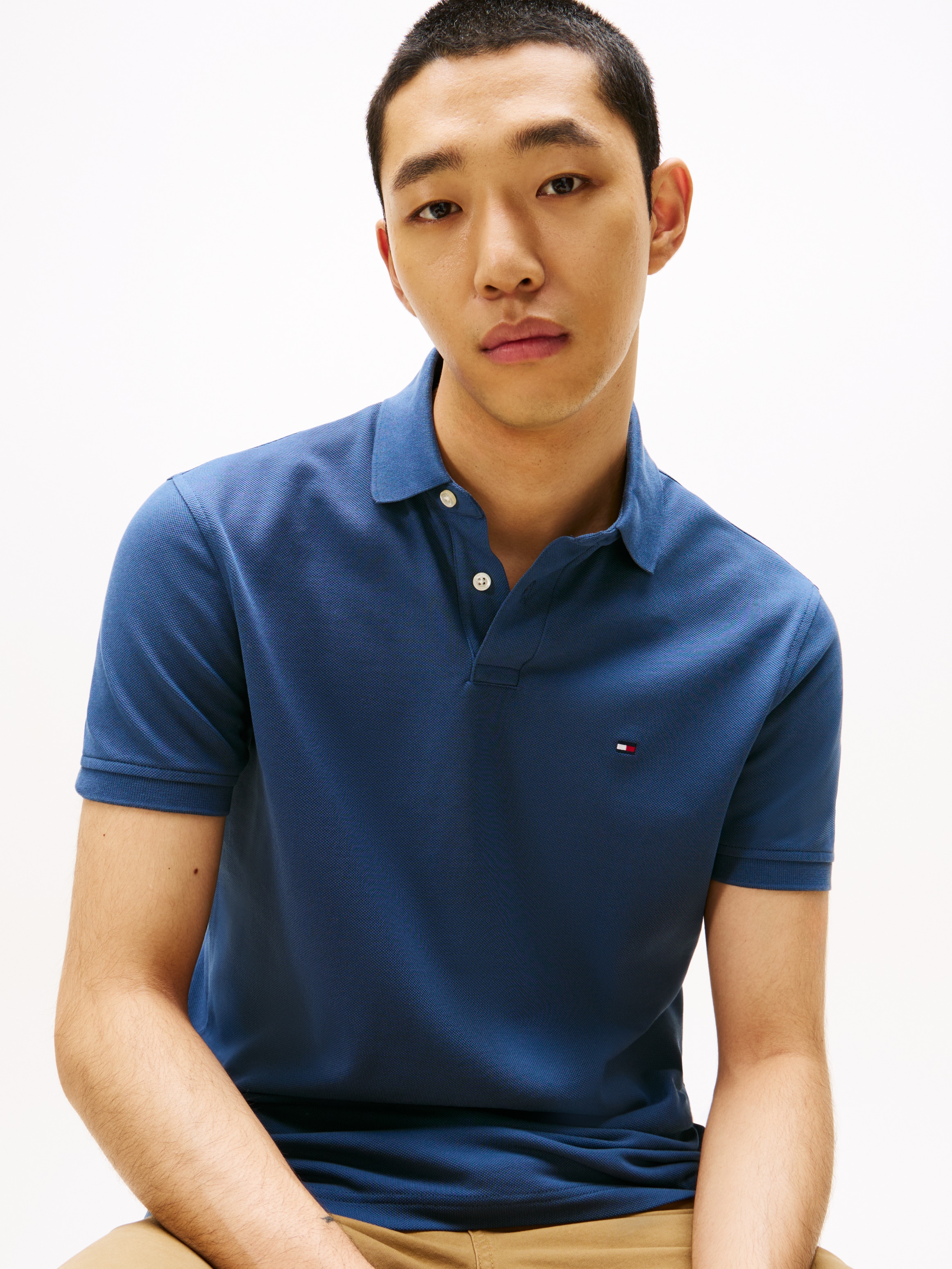 Tommy Hilfiger Poloshirt »1985 REGULAR POLO«, mit Tommy Hilfiger Kontraststreifen innen am Kragen