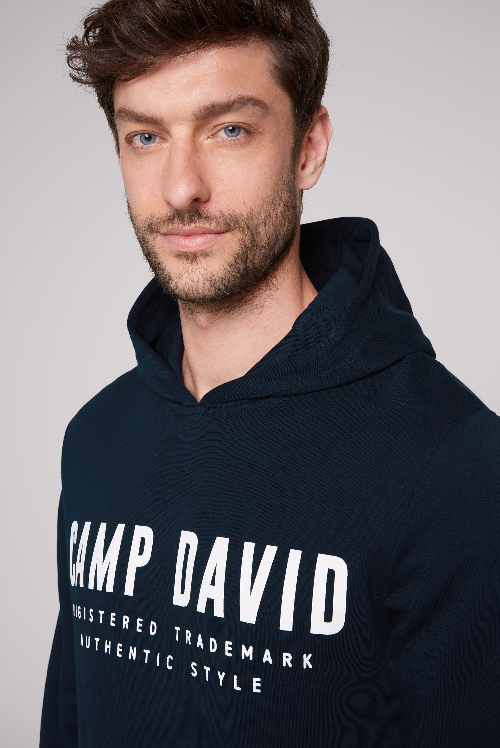 CAMP DAVID Kapuzensweatshirt, mit Logo-Print