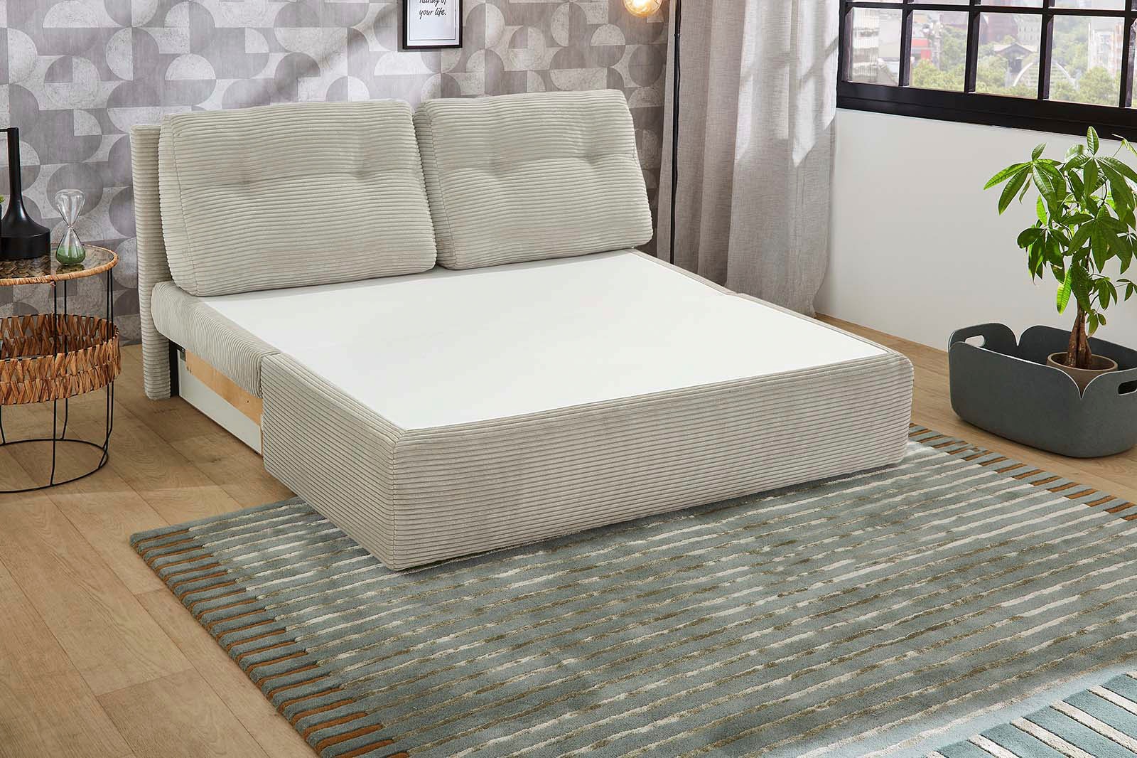 Jockenhöfer Gruppe Schlafsofa »Torben«, Platzsparendes Sofa mit Gästebettfunktion und Stauraum
