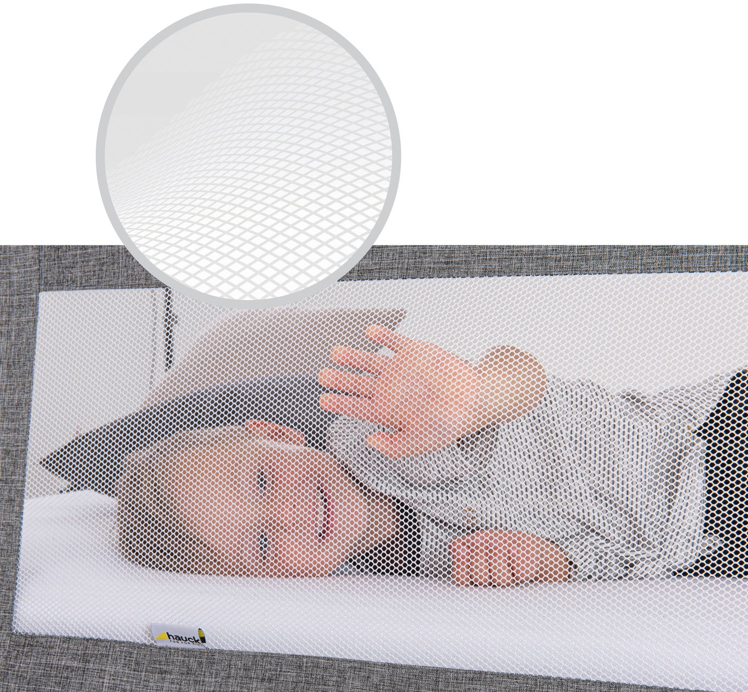 Hauck Bettschutzgitter »Sleep N Safe Plus XL -  melange grey«