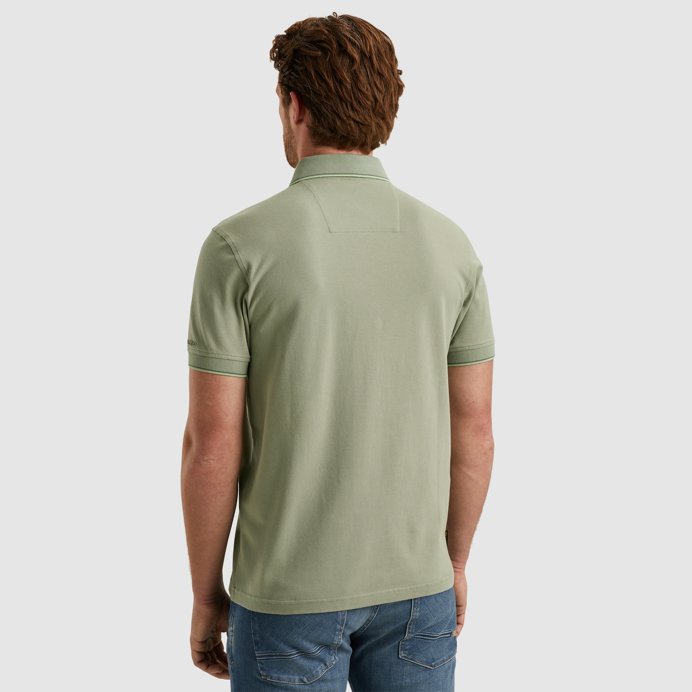 PME LEGEND Poloshirt »Short sleeve polo stretch pique package«, mit Schriftzug