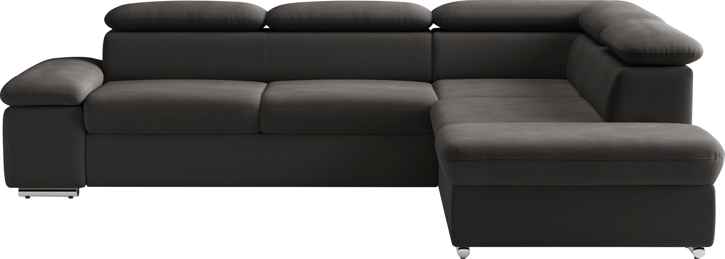 sit&more Ecksofa »Valentine L-Form, B: 272 cm« mit Arm- & Kopfteilverstellung, optional mit Bettfunktion