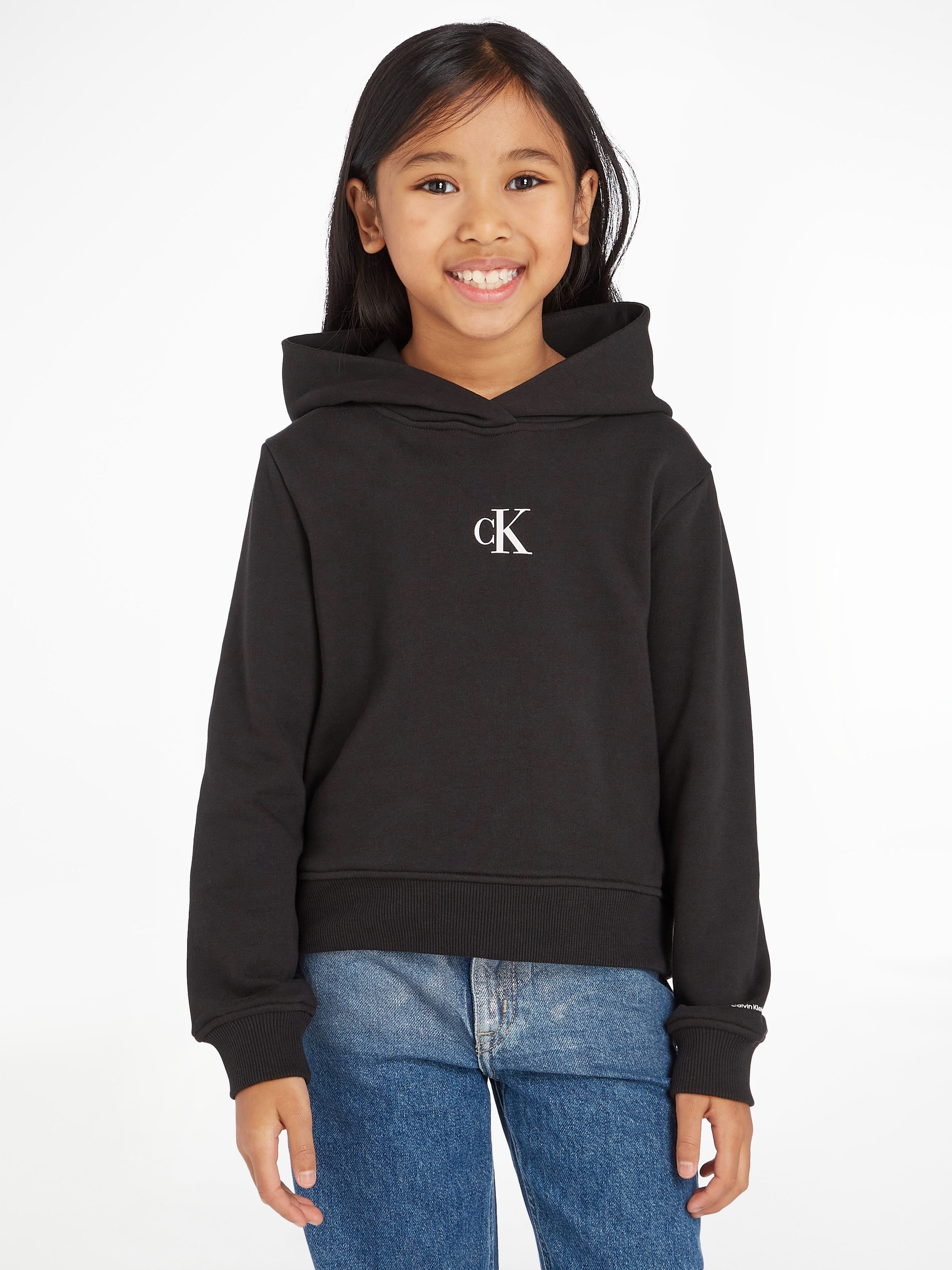 Kapuzensweatshirt »CK LOGO BOXY HOODIE«, für Kinder bis 16 Jahre