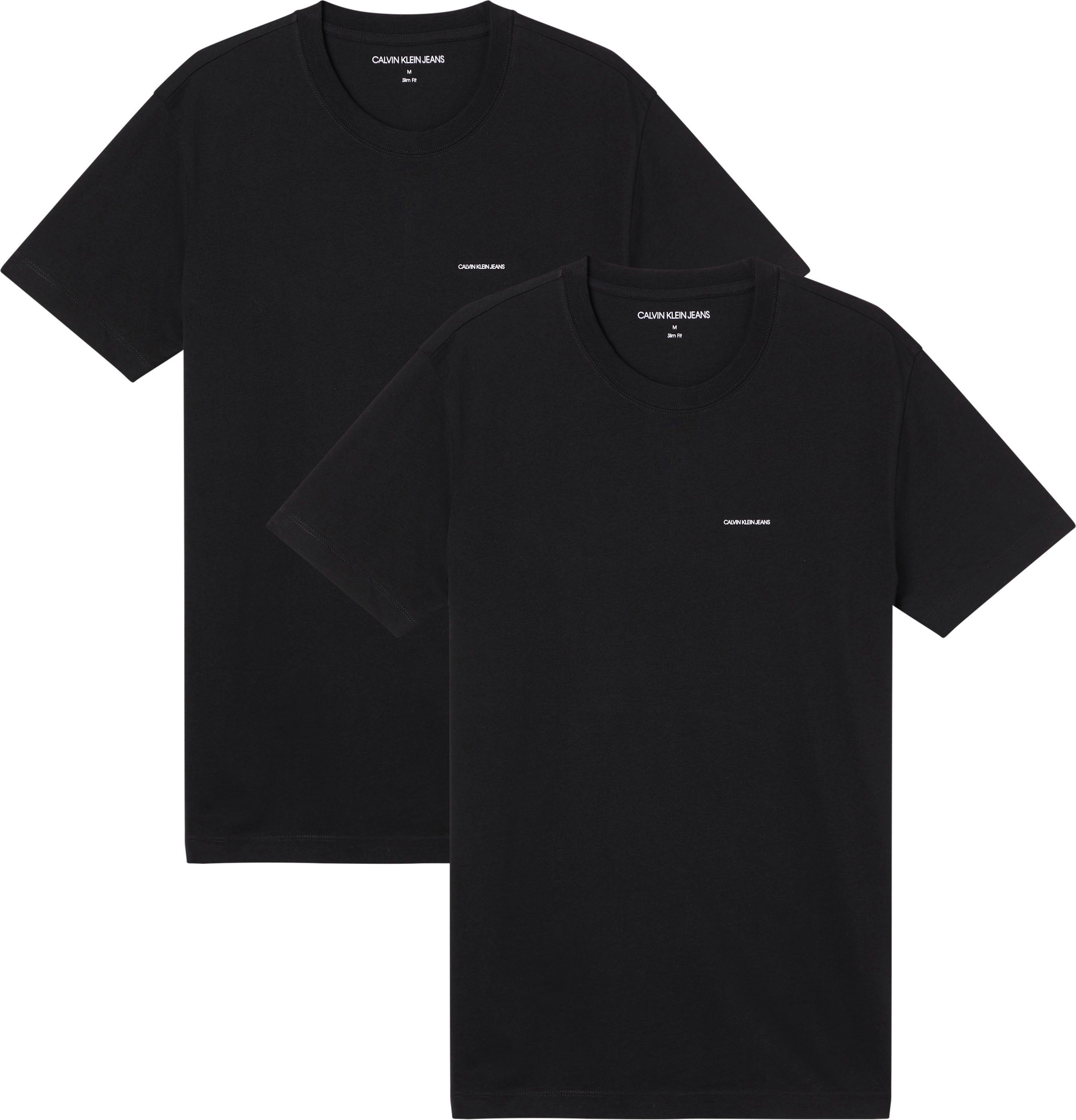 Calvin Klein Jeans T-Shirt »2 PACK TEE INSTITUTIONAL LOGO«, (2er-Pack)