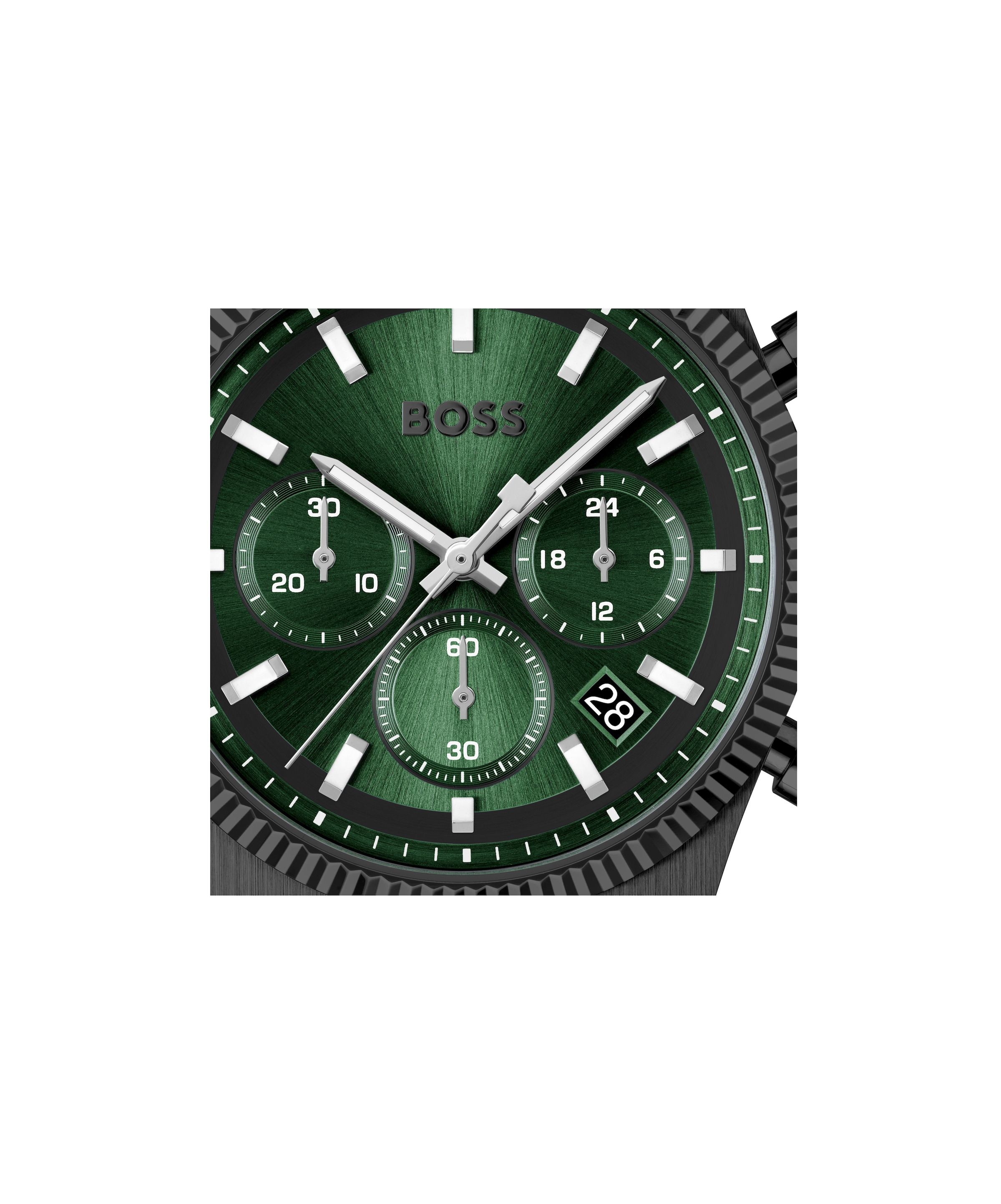 BOSS Chronograph »CANDOR PRIME« Quarzuhr, Armbanduhr, Herrenuhr, Edelstahlarmband, analog, Tag