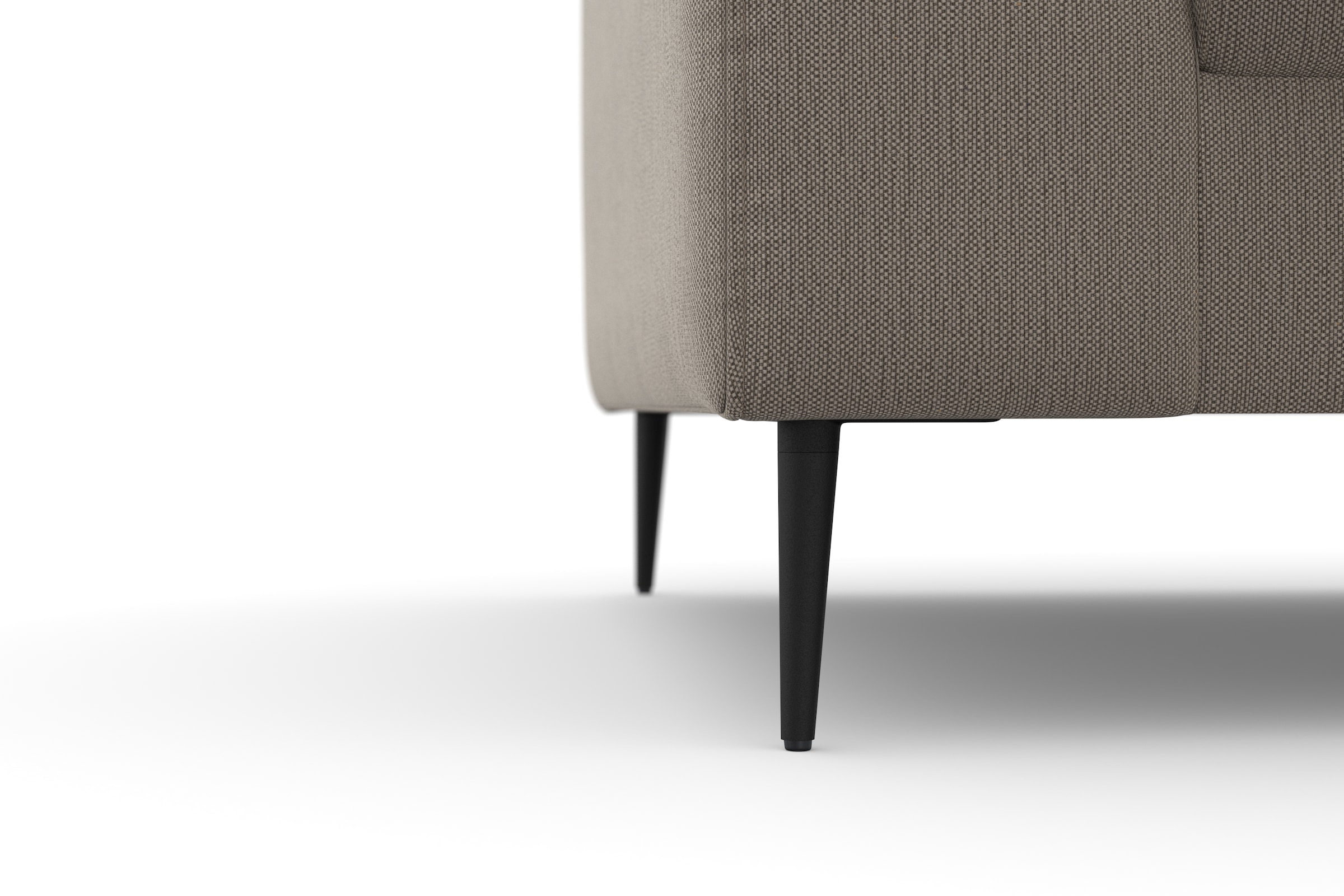 DOMO collection Ecksofa »Modica kompakt und elegant, Breite 244, L-Form«, moderne Optik mit extrabreiter Recamiere, auch in Cord