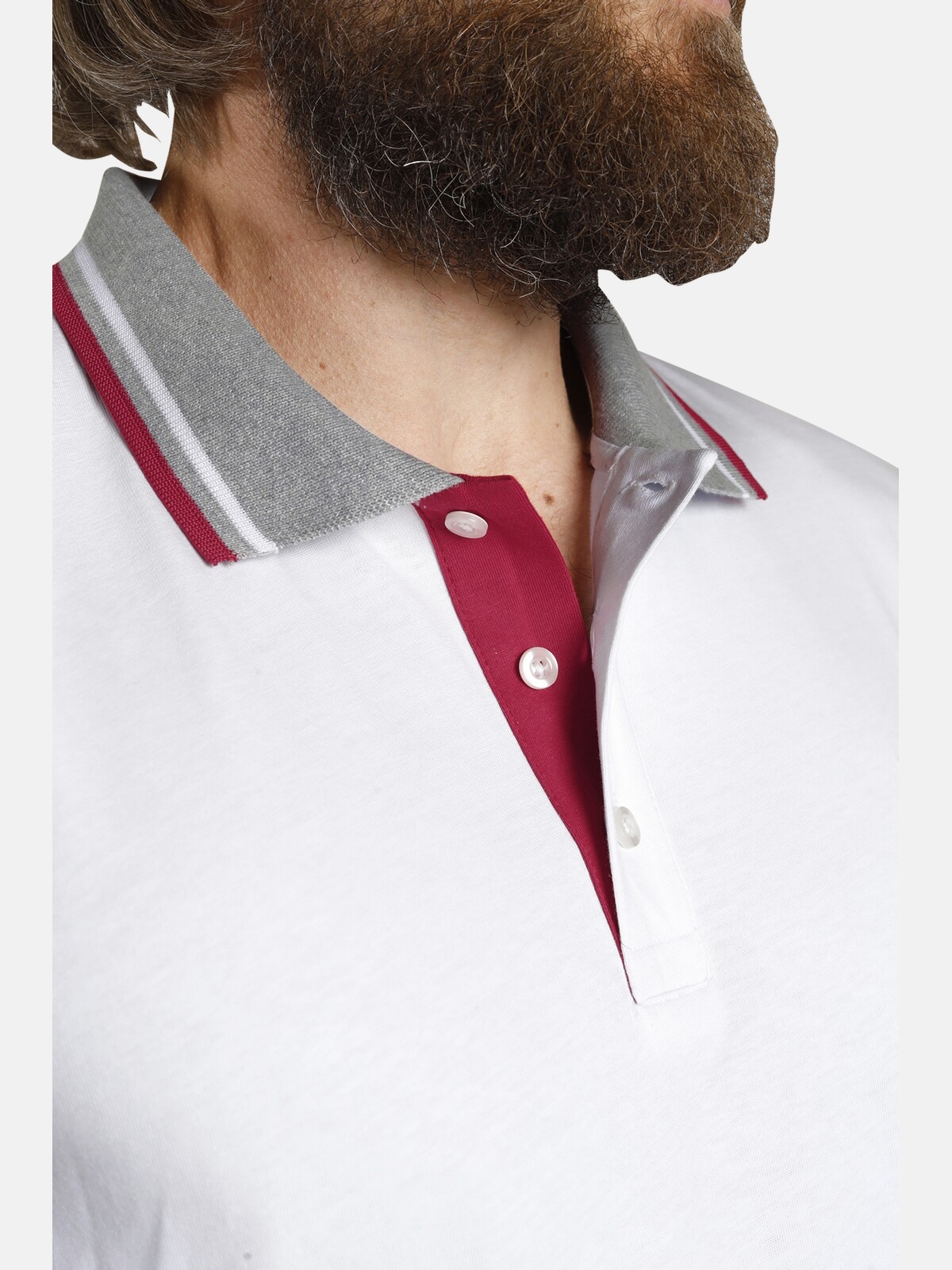 Jan Vanderstorm Poloshirt »Doppelpack Poloshirt JOHAN«, in zwei Designs (2er-Pack)