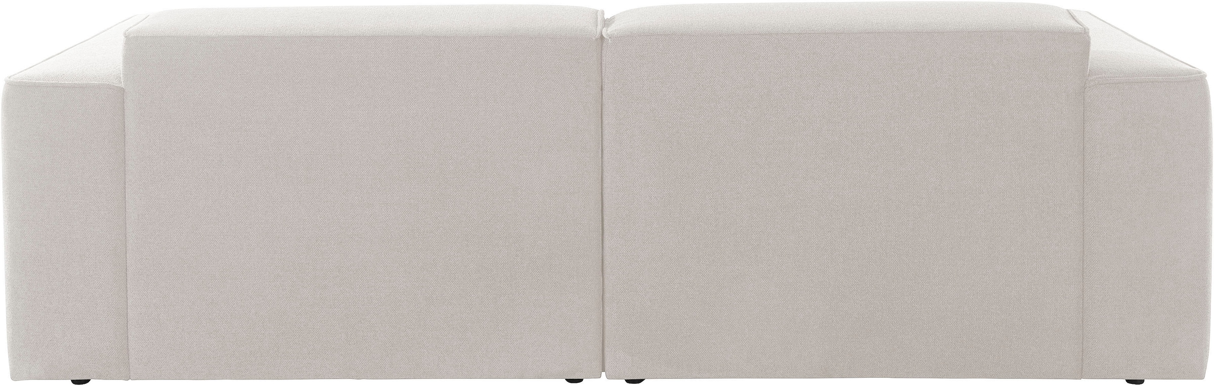 andas Ecksofa »Noord«, mit Kedernaht, Breite 234 cm, Cord, Struktur, Webstoff