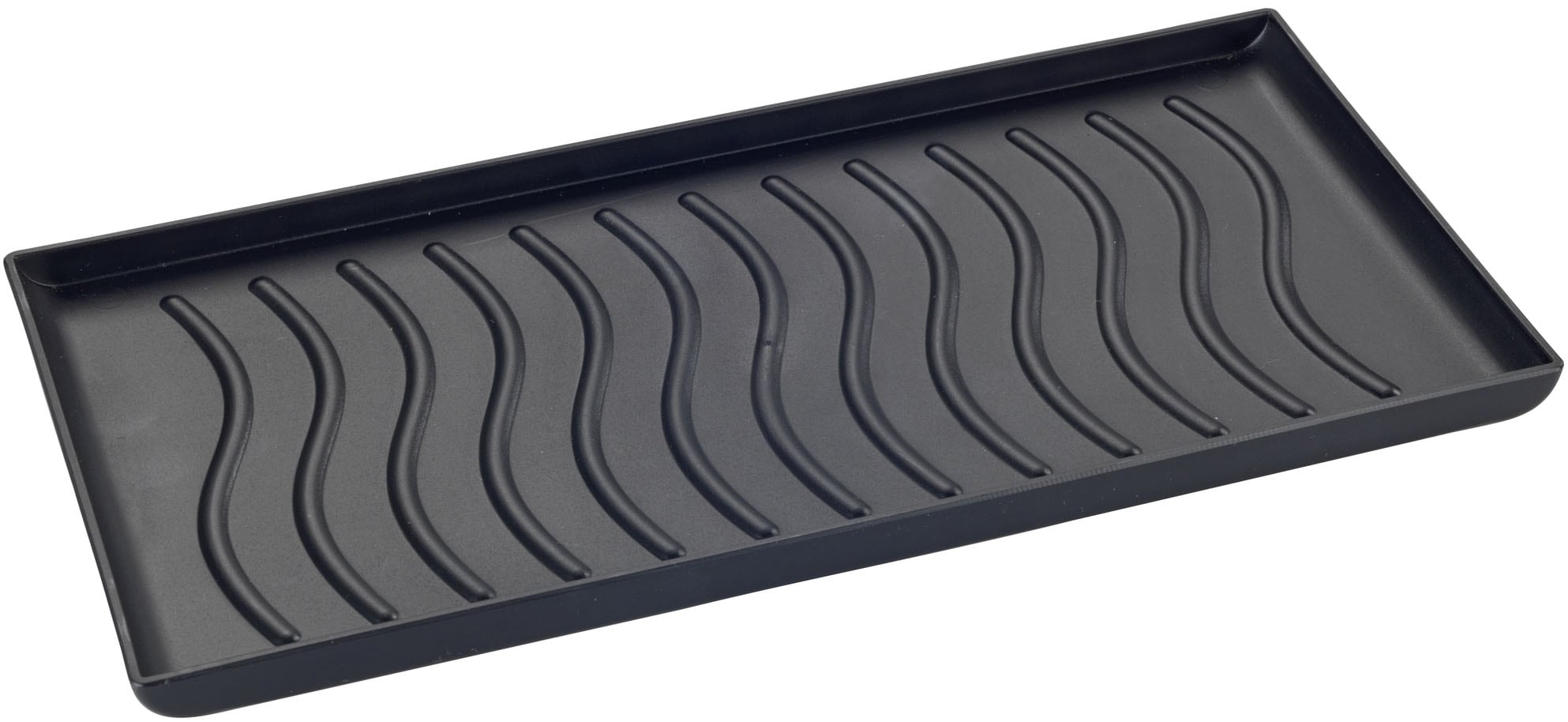 WENKO Flaschenhalter »Modell Wave« für 2 Flaschen, mit herausnehmbaren Abtropftablett