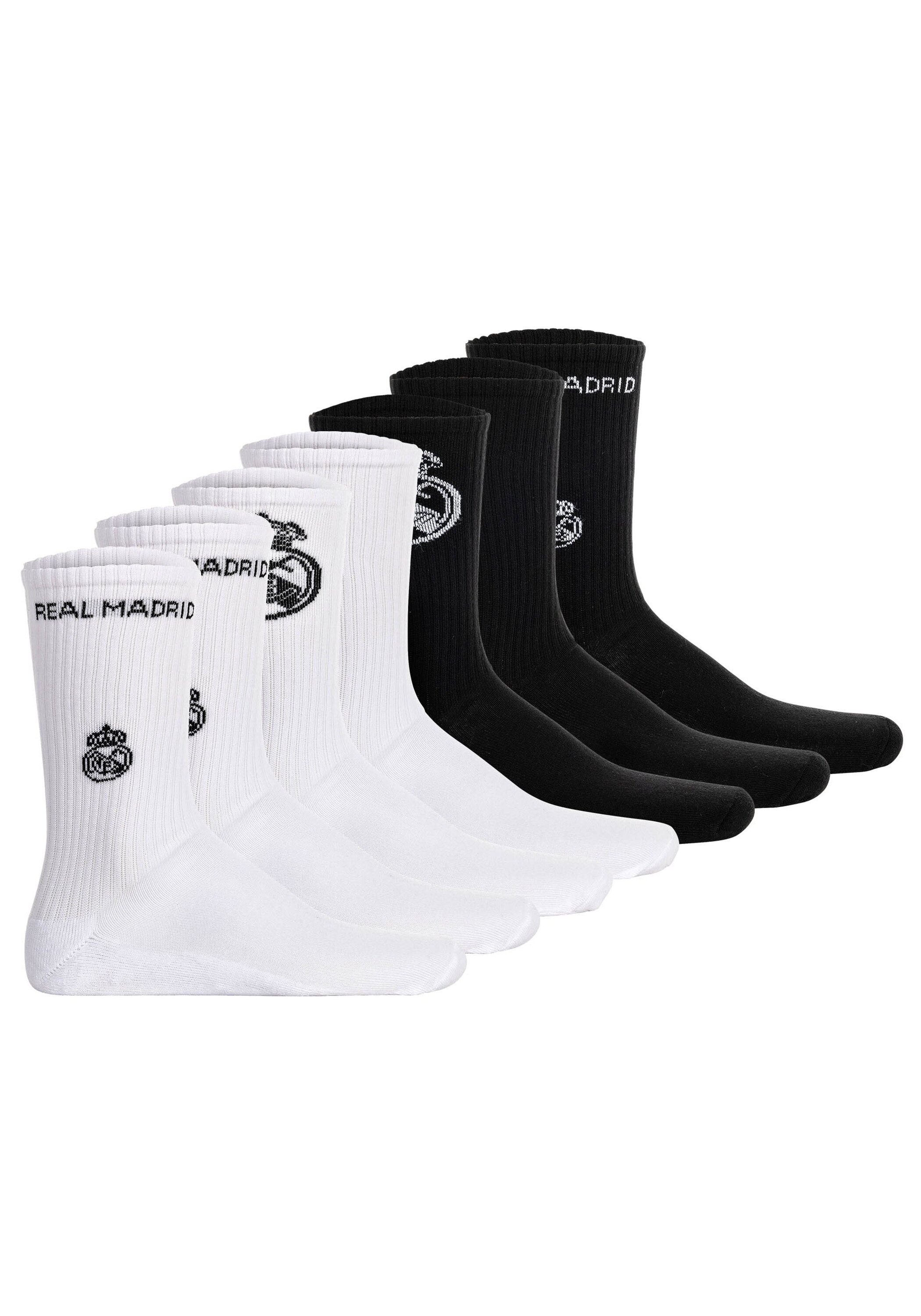 Real Madrid Kurzsocken »Socken RM Crew Socks 7-Pack 7er Pack« 7 Paar tlg.