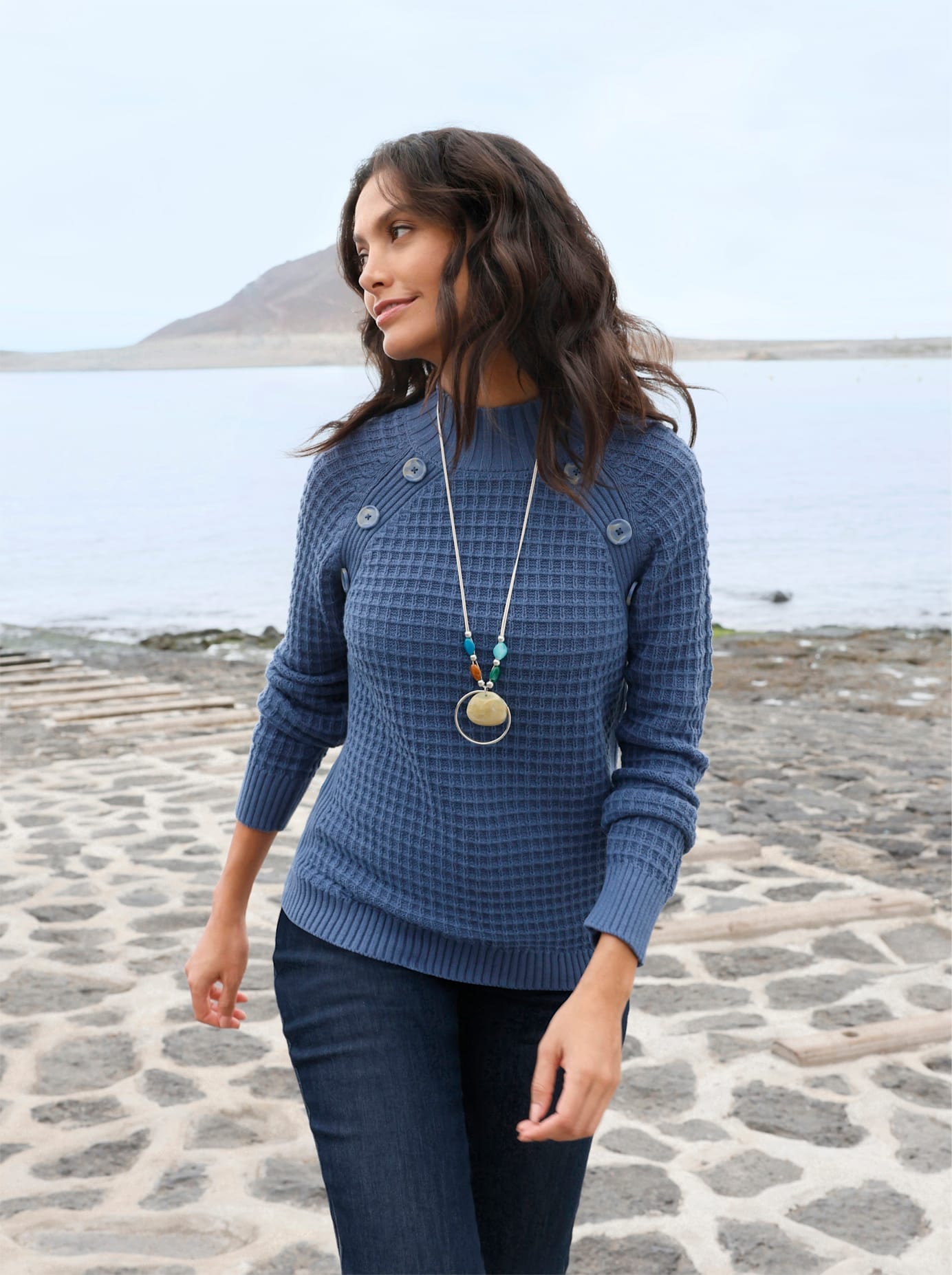 Casual Looks Stehkragenpullover »Stehkragen-Pullover«