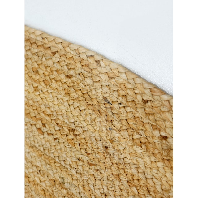 carpetfine Teppich »Alia Juteteppich«, wolkenförmig, handgewebt aus Jute,  Naturteppich, Sonderform blau, Boho Style, uni im OTTO-Shop