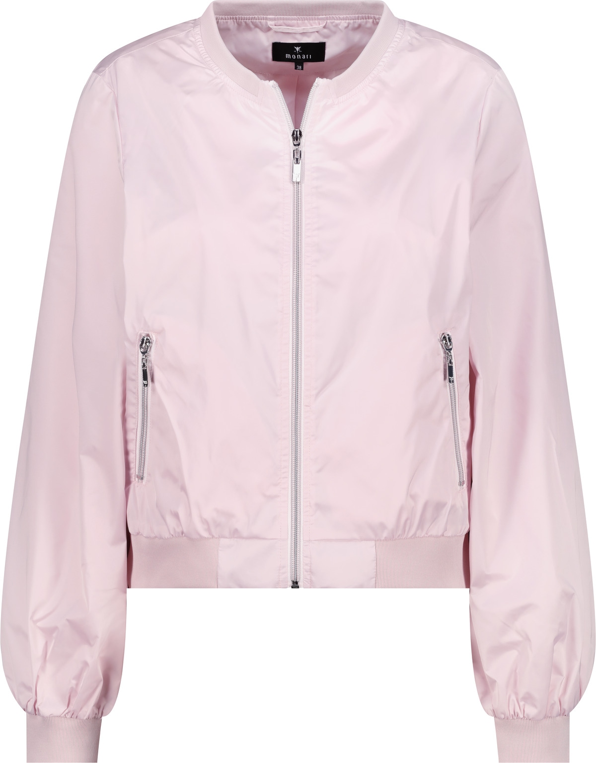 Monari Bomberjacke »Jacke Nylon« ohne Kapuze Regular fit mit Reißverschlusstaschen
