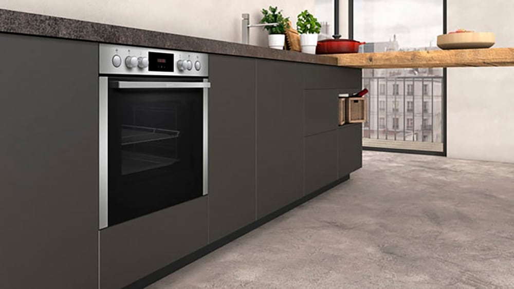 NEFF Elektro-Herd-Set N 30 »E1CCD2AN0«, mit Teleskopauszug nachrüstbar, EasyClean